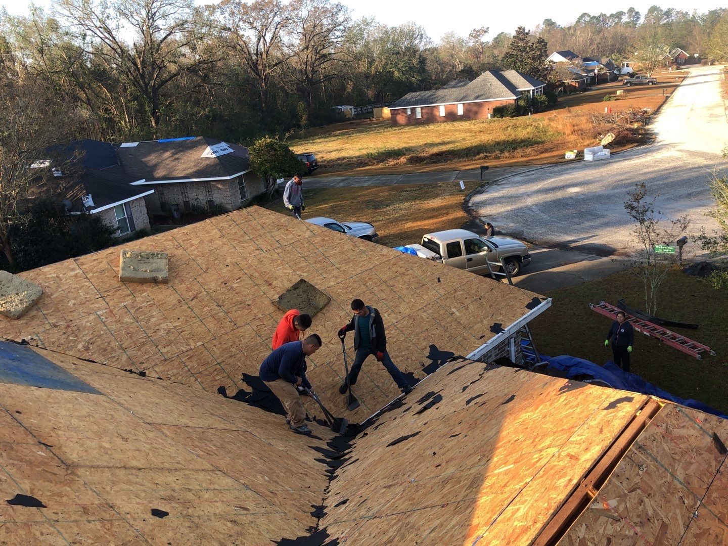 Residential Roofing Installation using Roof Replacement by American Roofing & Construction LLC
