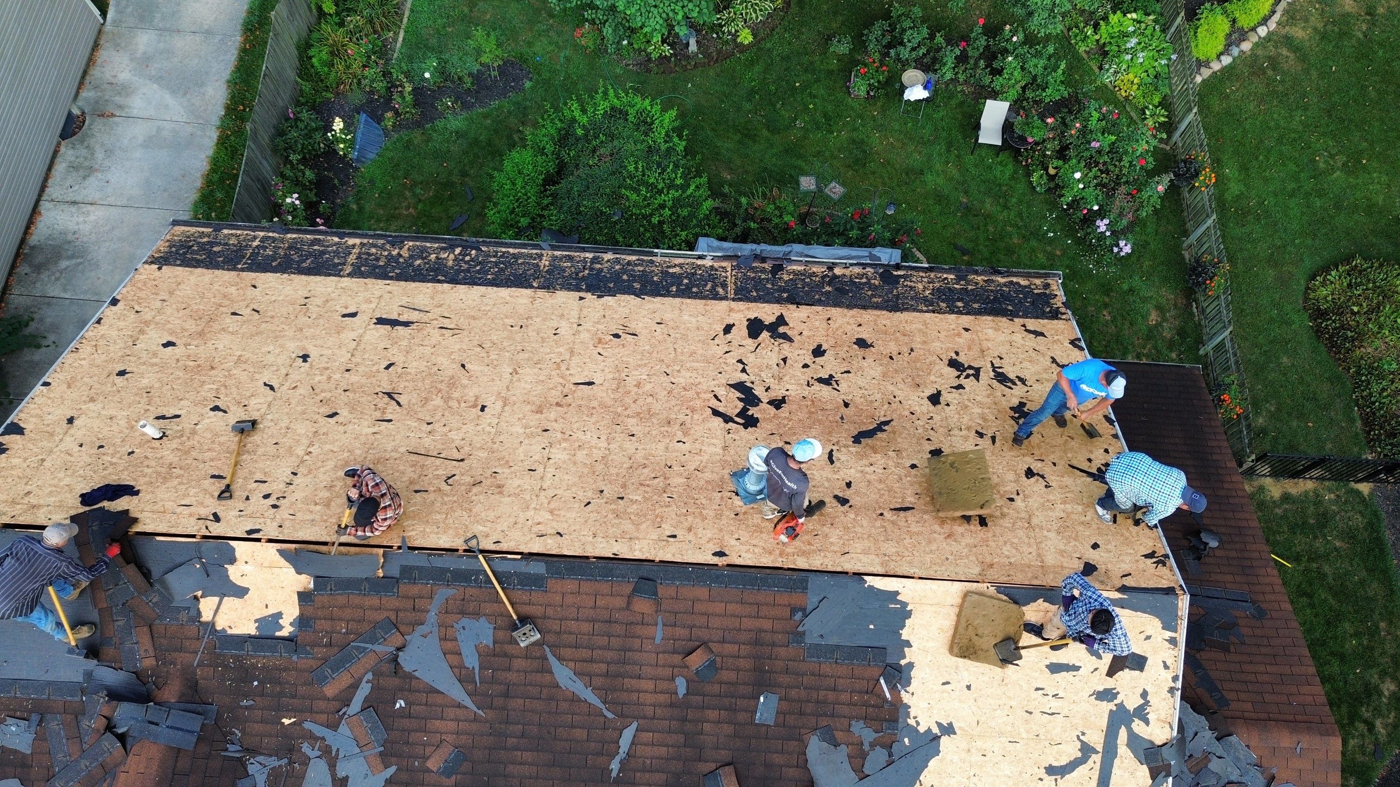 Residential Roofing Installation using Timberline HDZ Shingles - Hickory by RoofX 