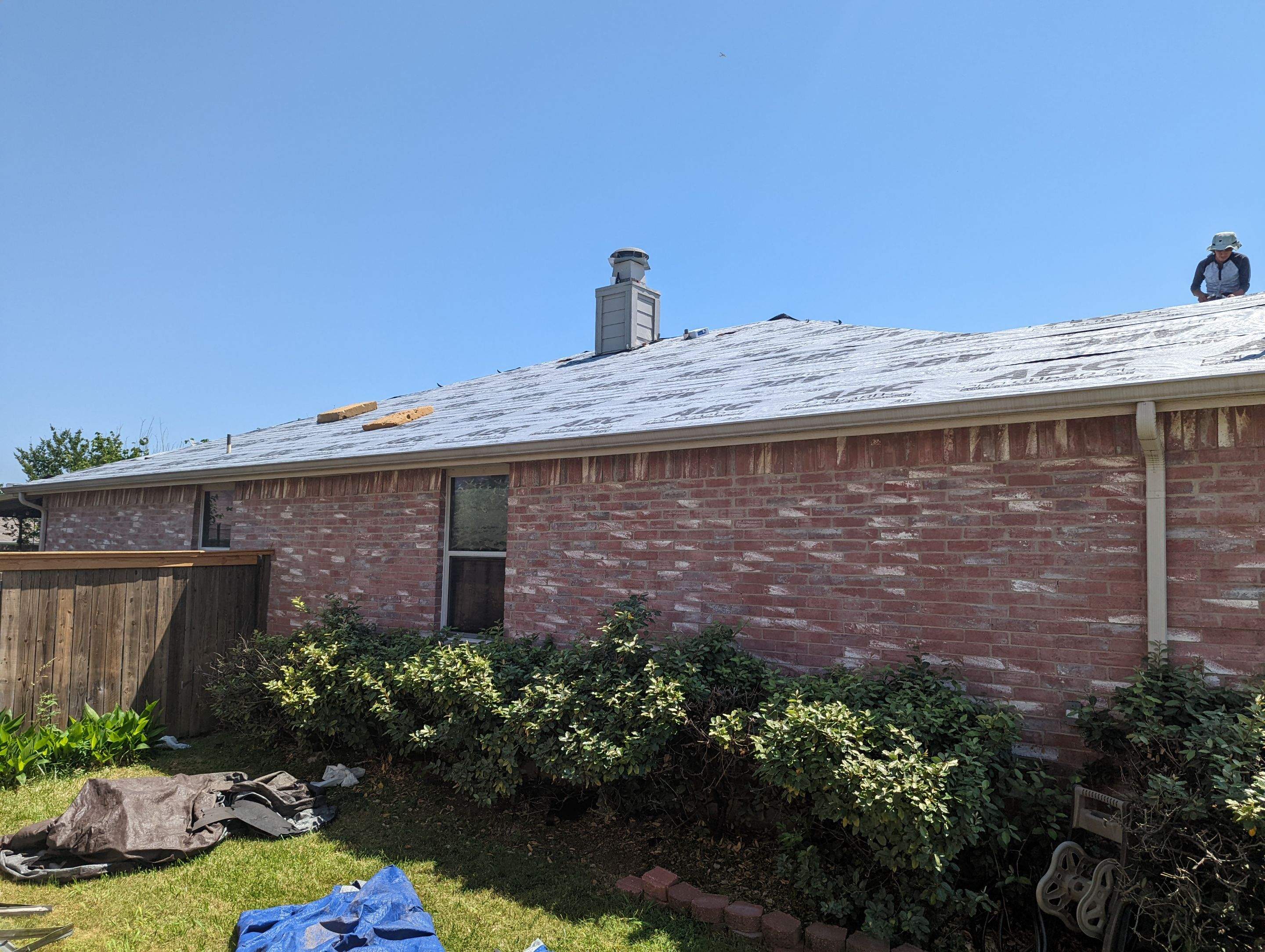 Residential Roof Replacement in Little Elm using GAF shingles by Elite Roofing LLC