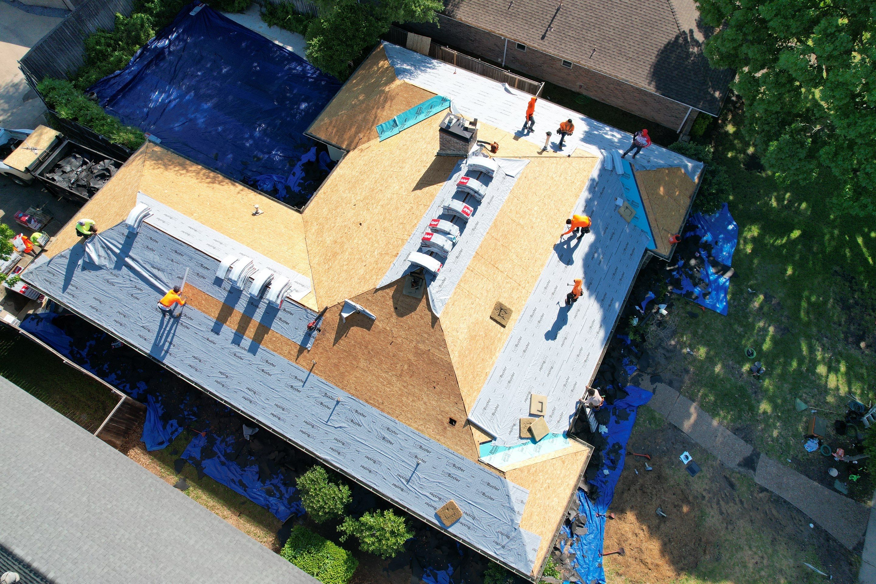 Project in Dallas by Zeus Exteriors