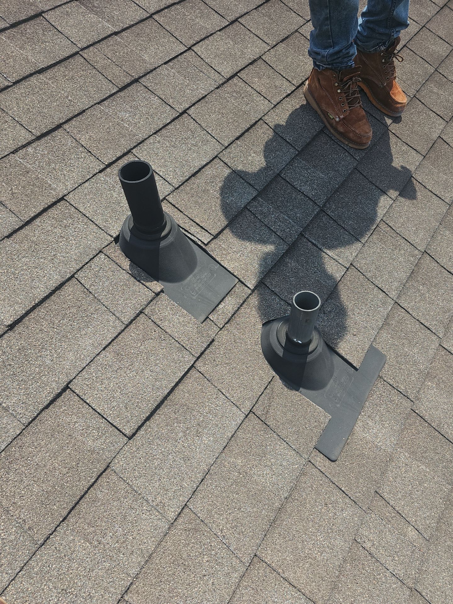 Hail Damage using Owen's Corning Duration (Lifetime) Shingles by Roof Repair Company
