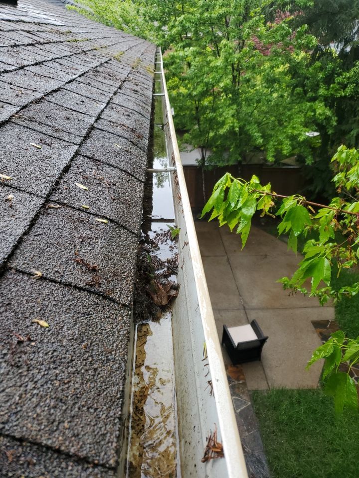 Gutter Clean using Moderate Pressure by Willamette Outdoor Wash LLC