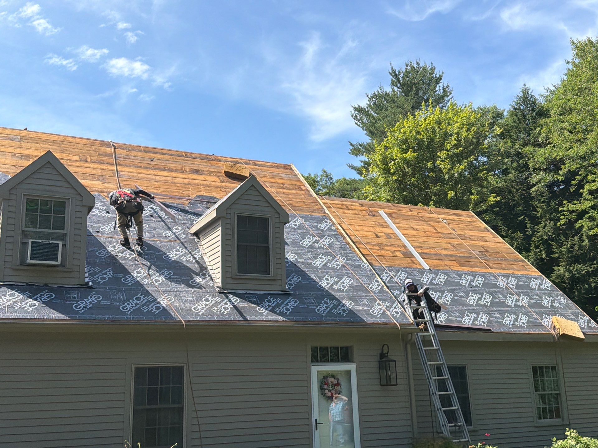 New Roof Replacement in New Gloucester, Maine by Tall pine roofing