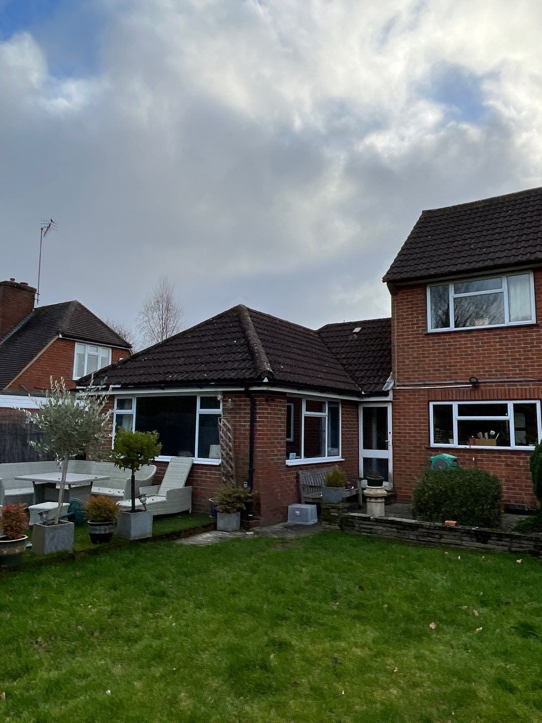 Roof Cleaning and Biocide Treatment using Honda 15lpm Low Pressure Washing Machine by Ges Exterior Cleaning ltd