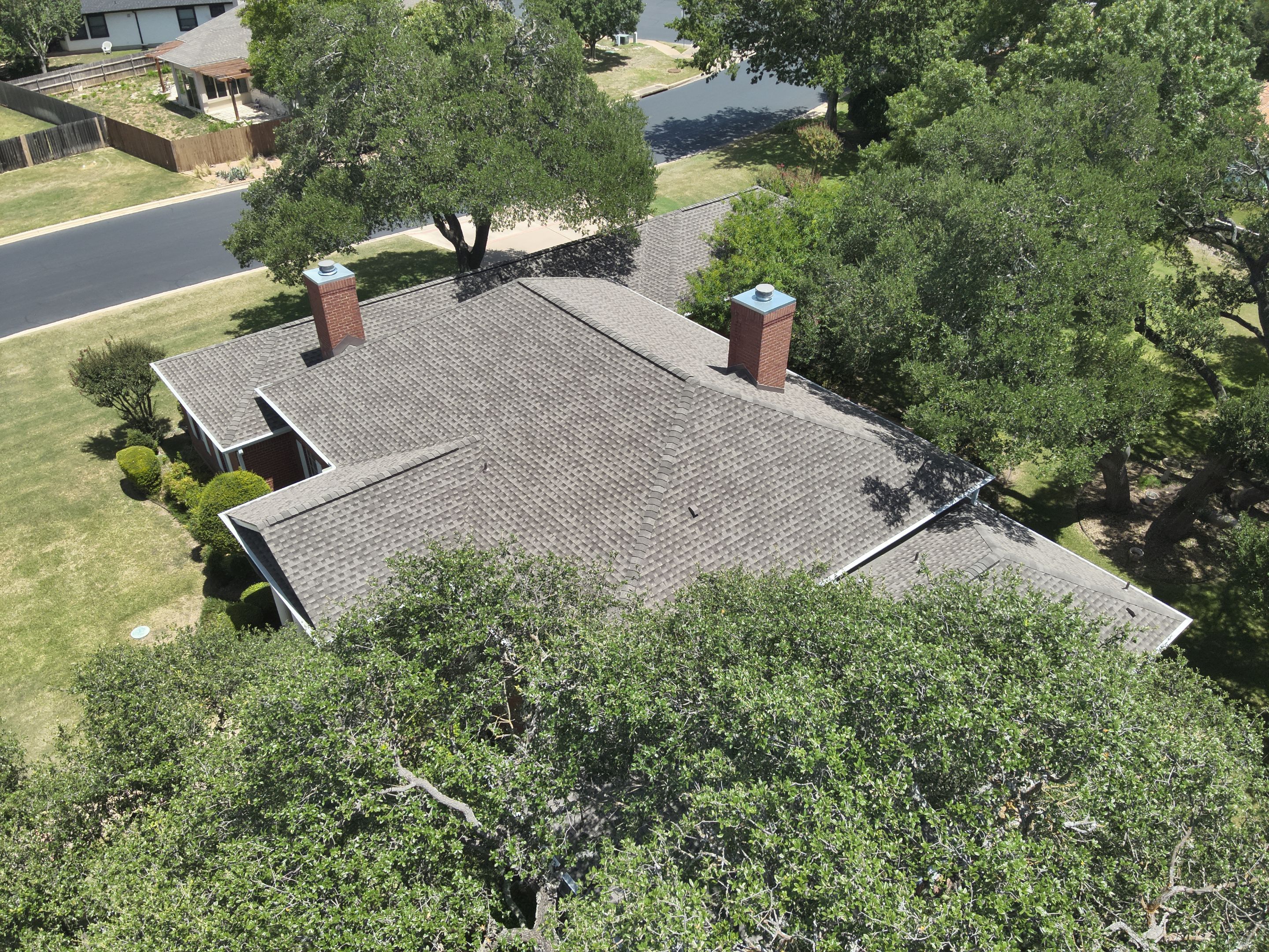 Residential Roof Replacement using GAF - HDZ - Weathered Wood by Action Exteriors