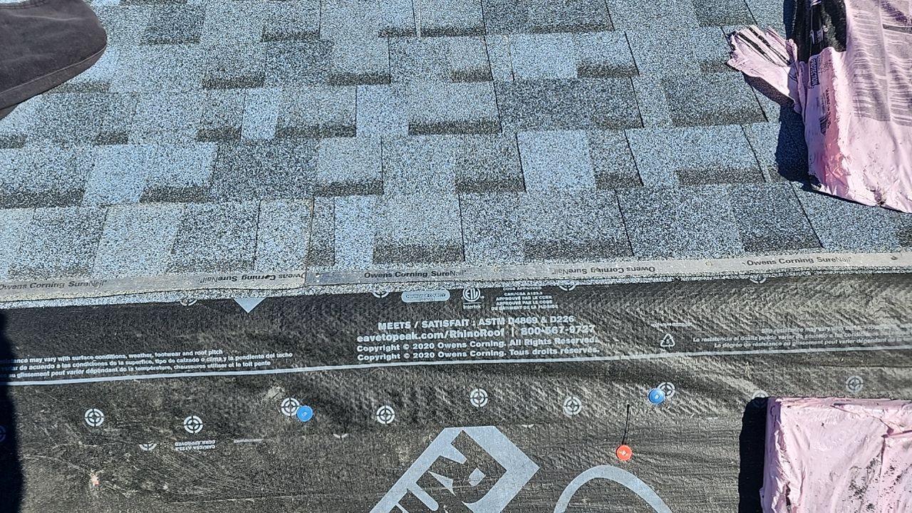 Residential Roofing Installation using Owens Corning Duration-Harbor Blue  by Indigo State Roofing
