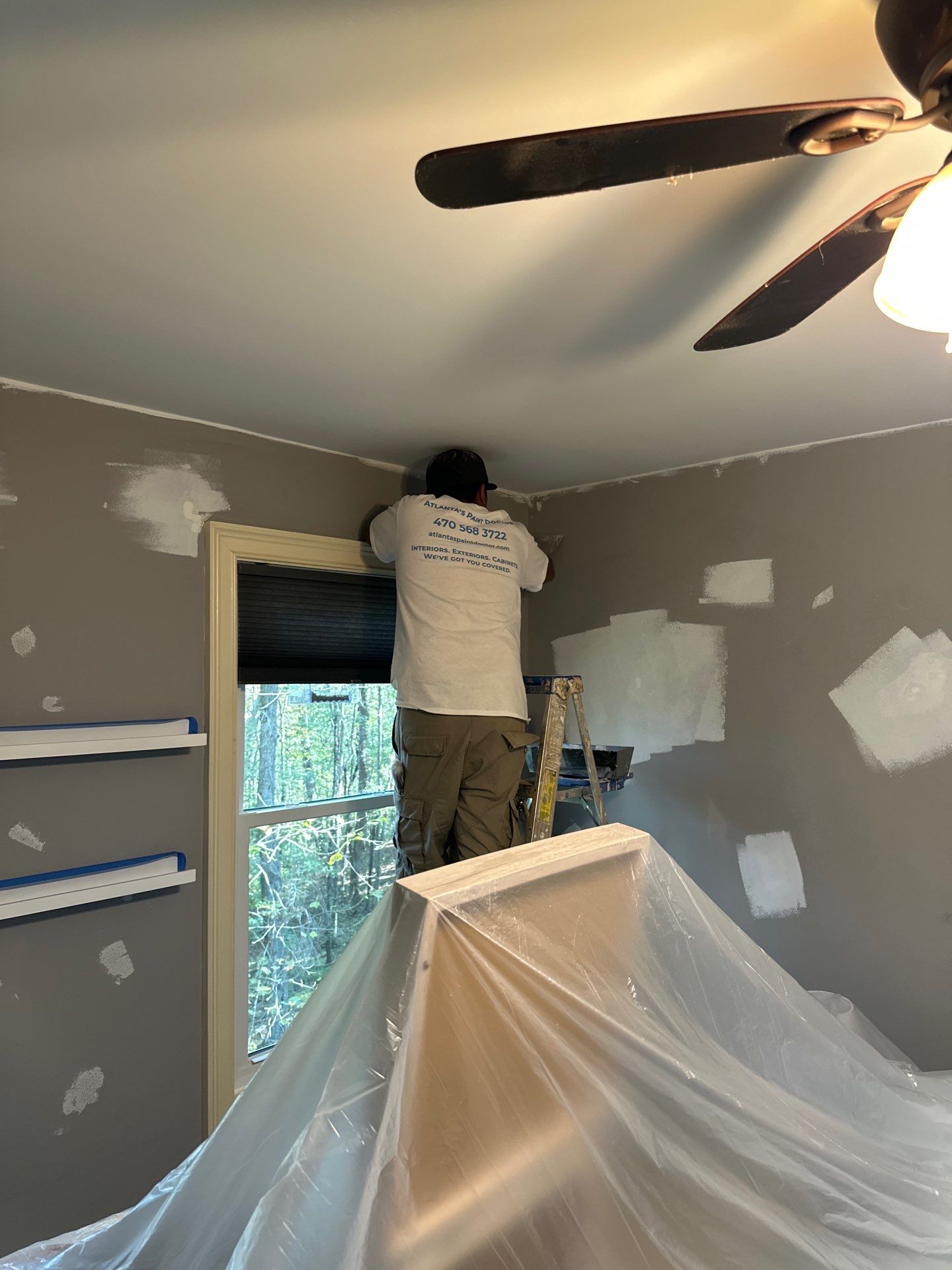 Interior Maintenance Painting Project by Atlanta's Paint Doctor