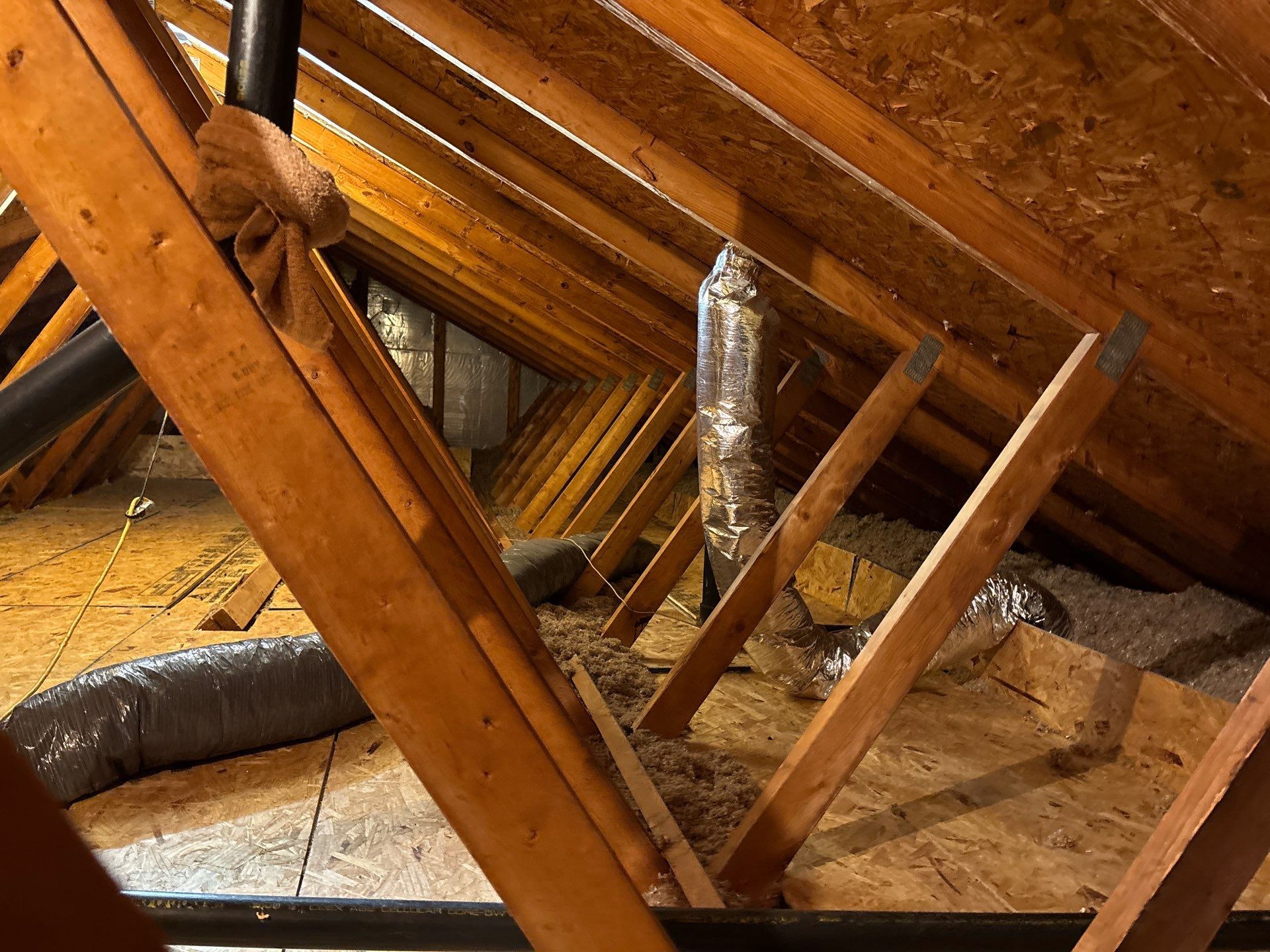 Improved attic access and insulation upgrade in Gibsonia, PA 15044 by Home Environment Solutions