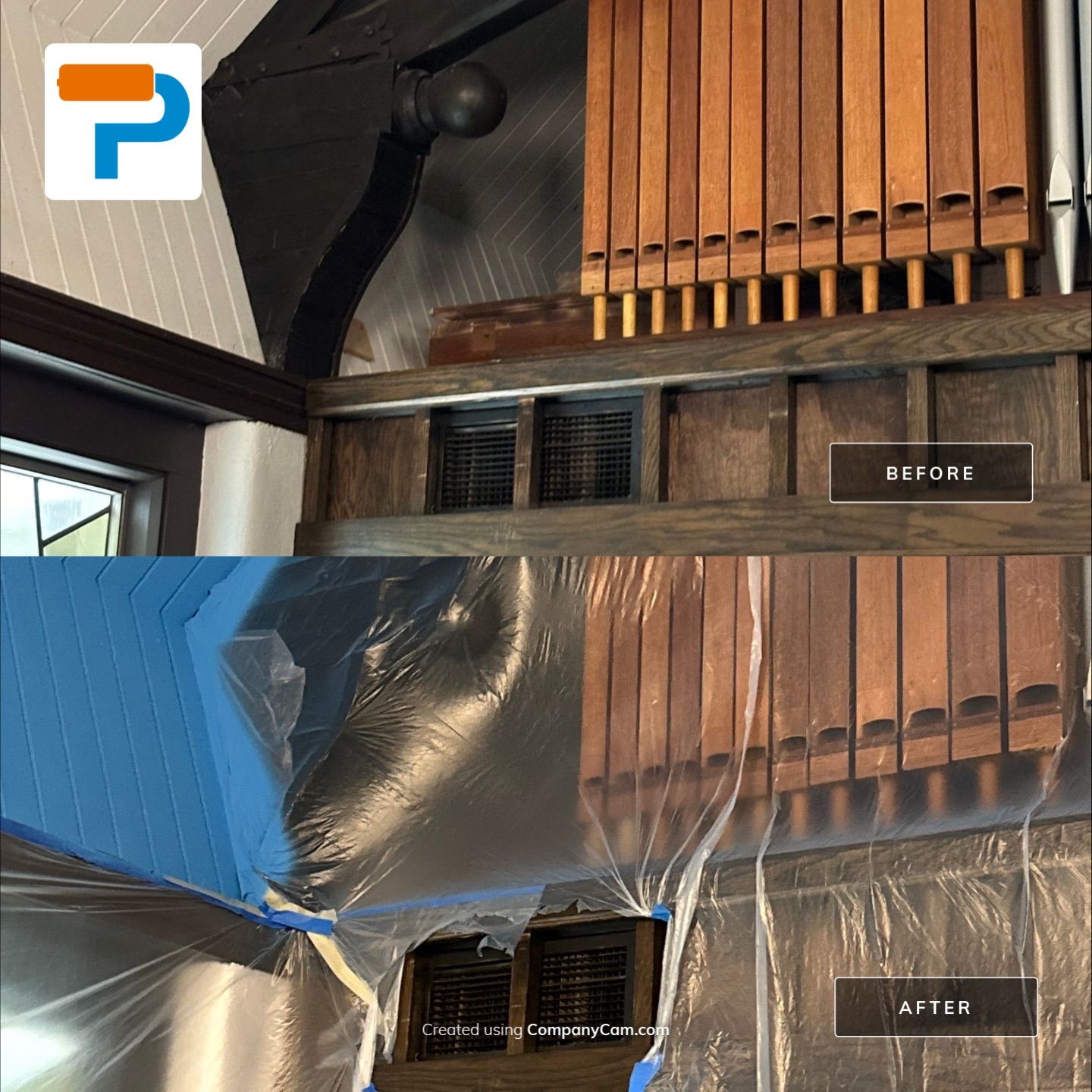 Clintonville Church Ceiling Project by Painter1 of Columbus