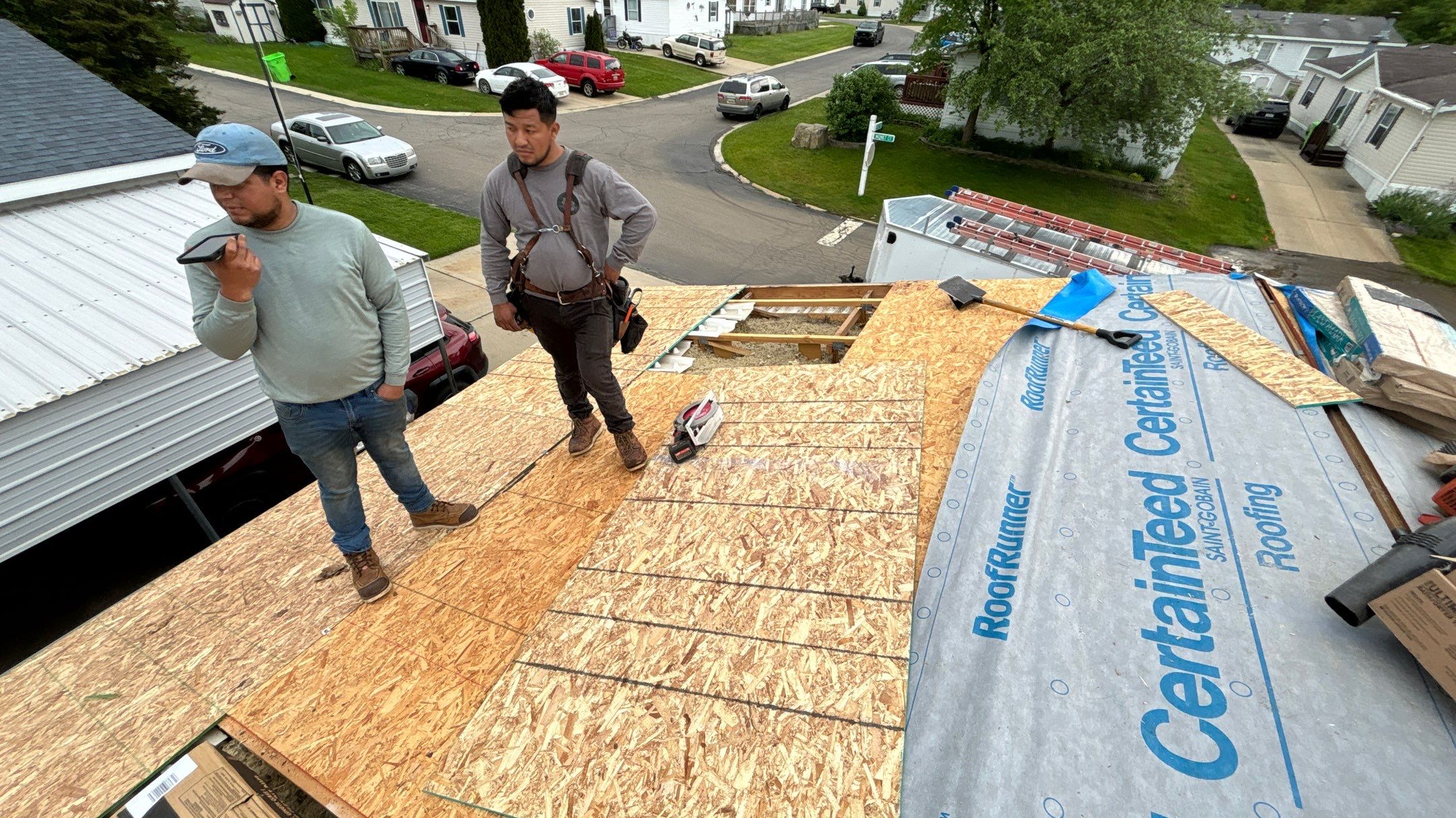 Roof Replacement using CertainTeed Landmark by 180 Contractors