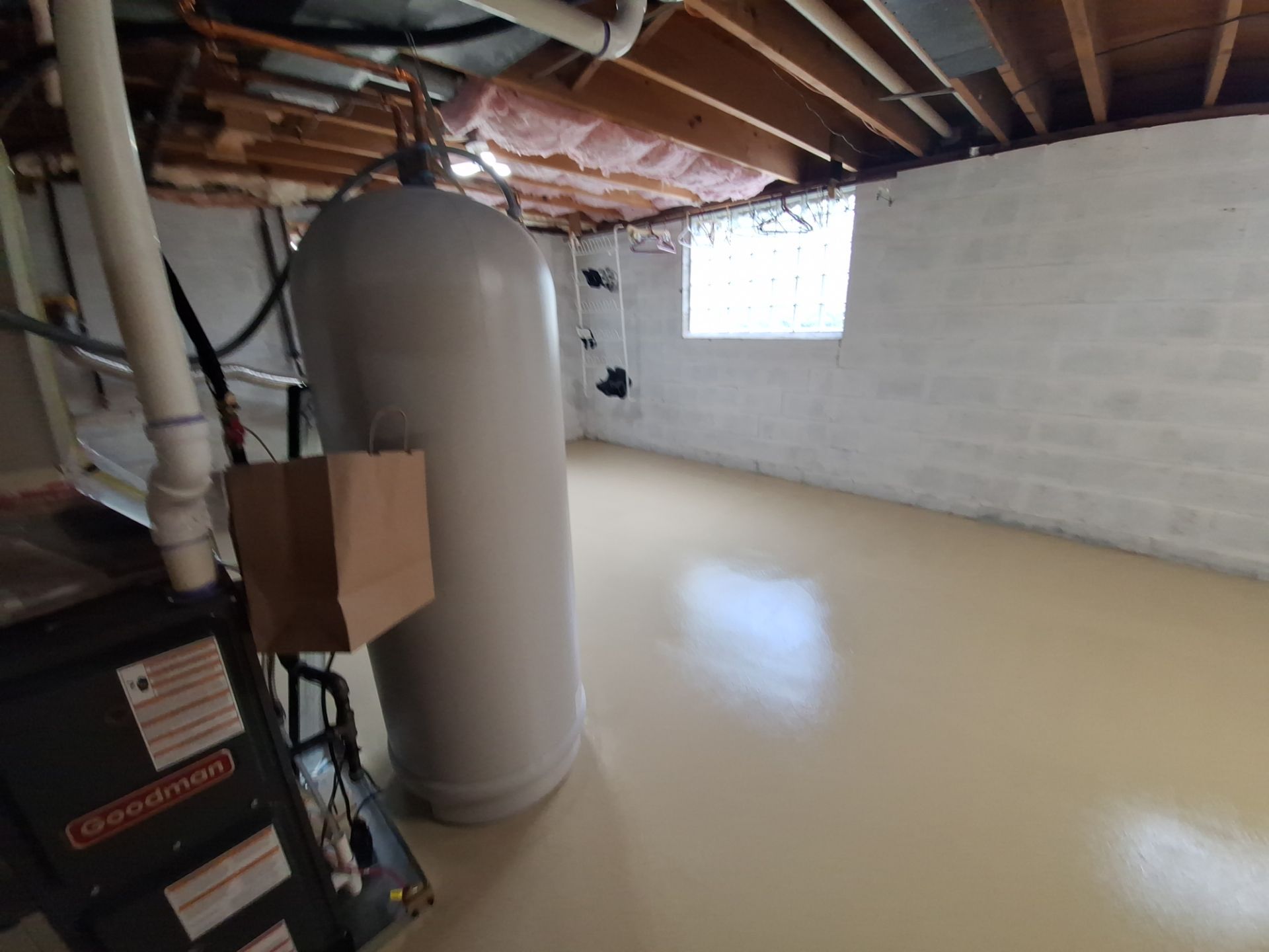Basement Floor Painting in Norton Shores Michigan by Gordon Painting
