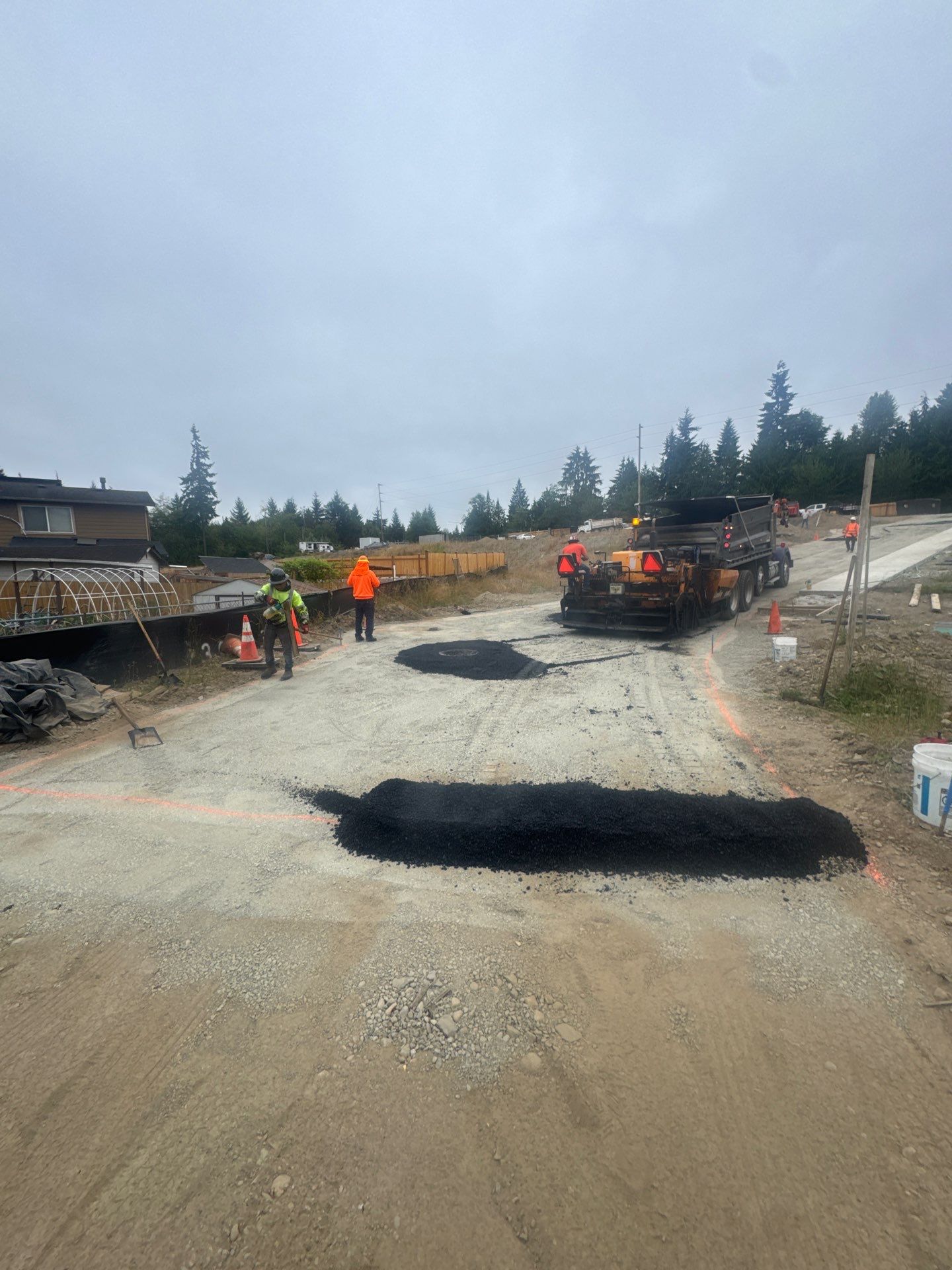 Asphalt Road Repair in Neighborhood  by Jireh Asphalt & Concrete Inc 