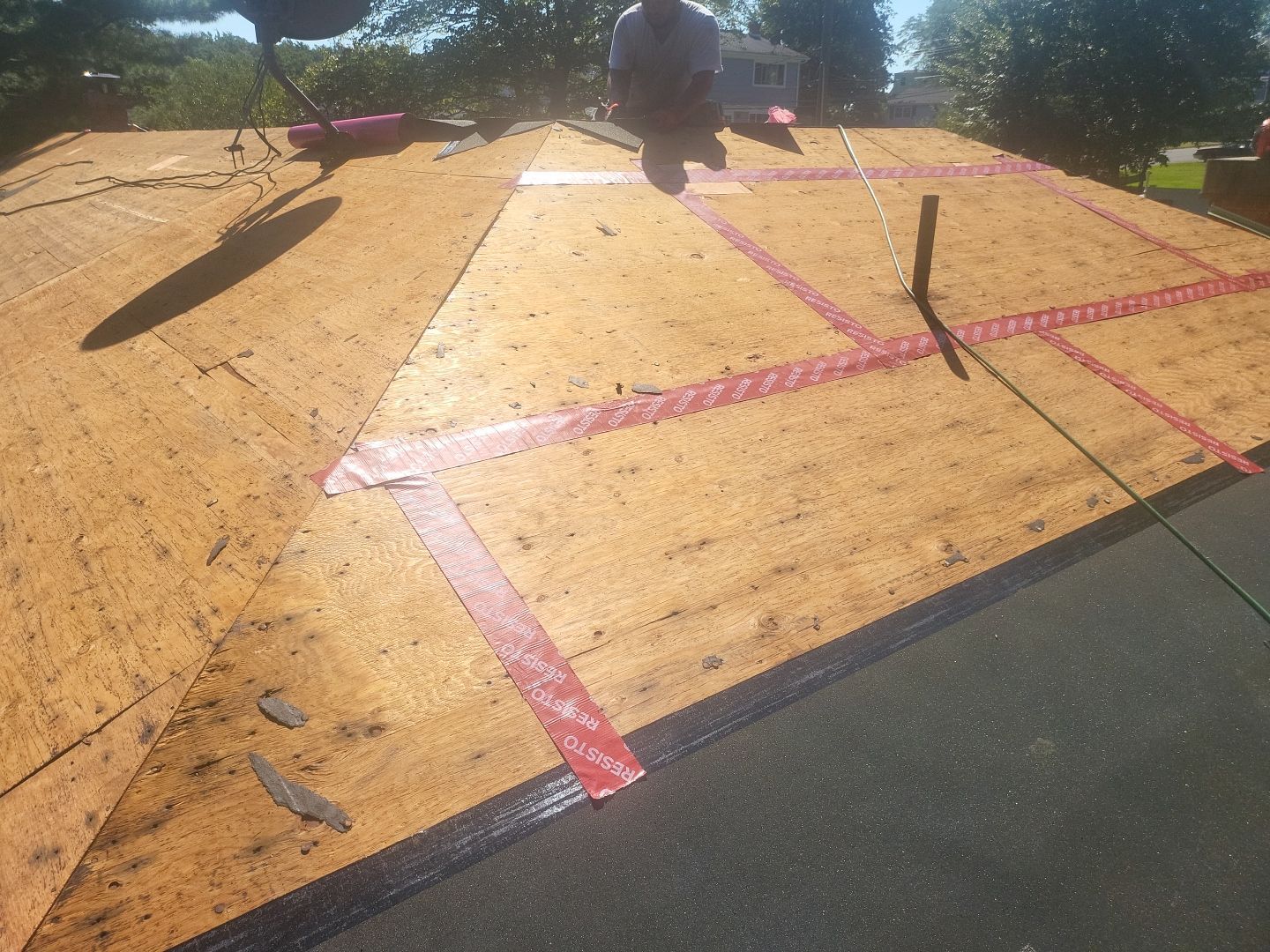 Residential Roofing Installation using Owens Corning Duration Teak by A Plus Exterior