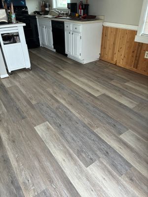 LVP Structural Floor Repair in Oak Island, NC