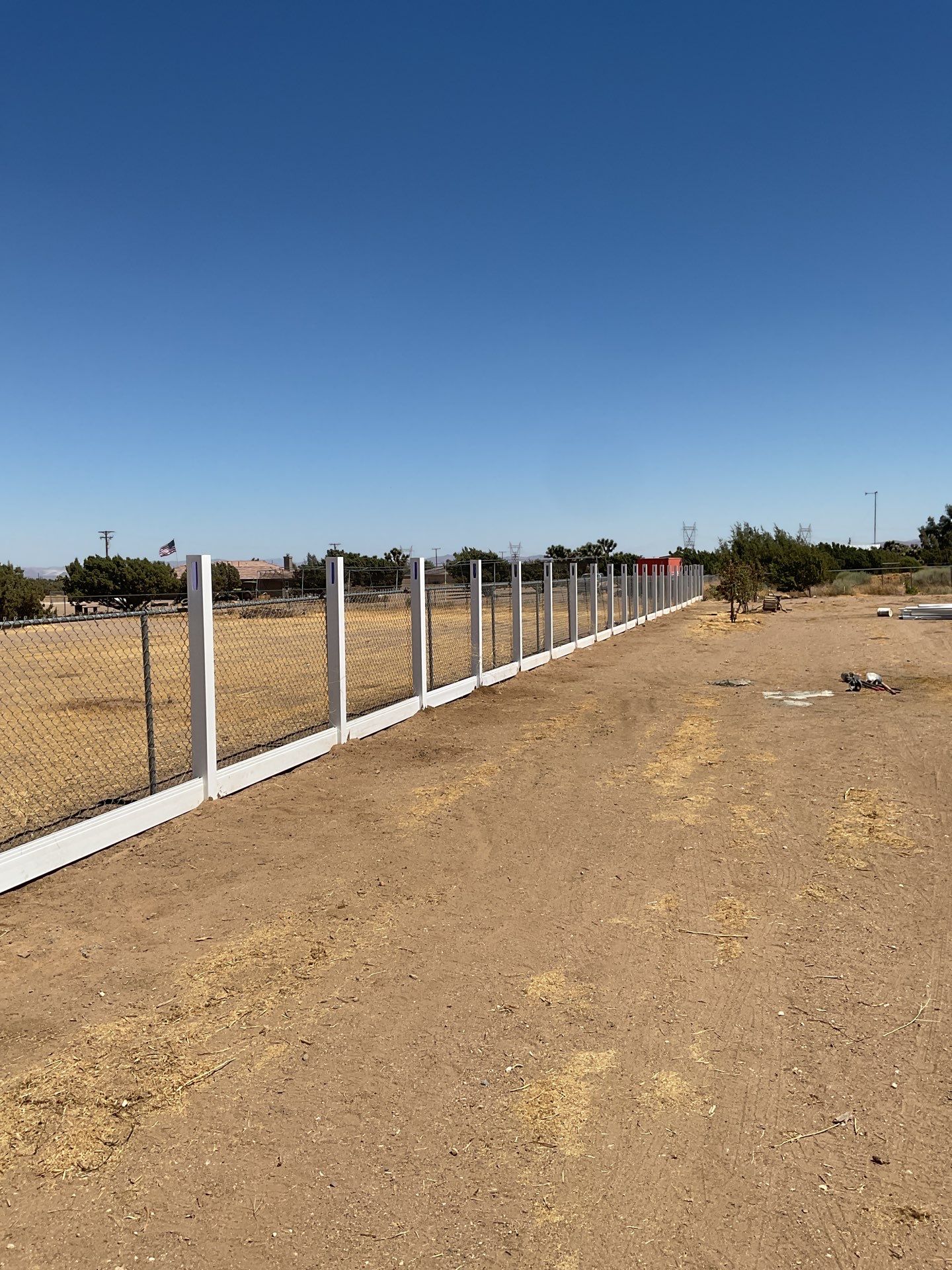 Fence Installation using Vinyl by Fence Guys Inc. 