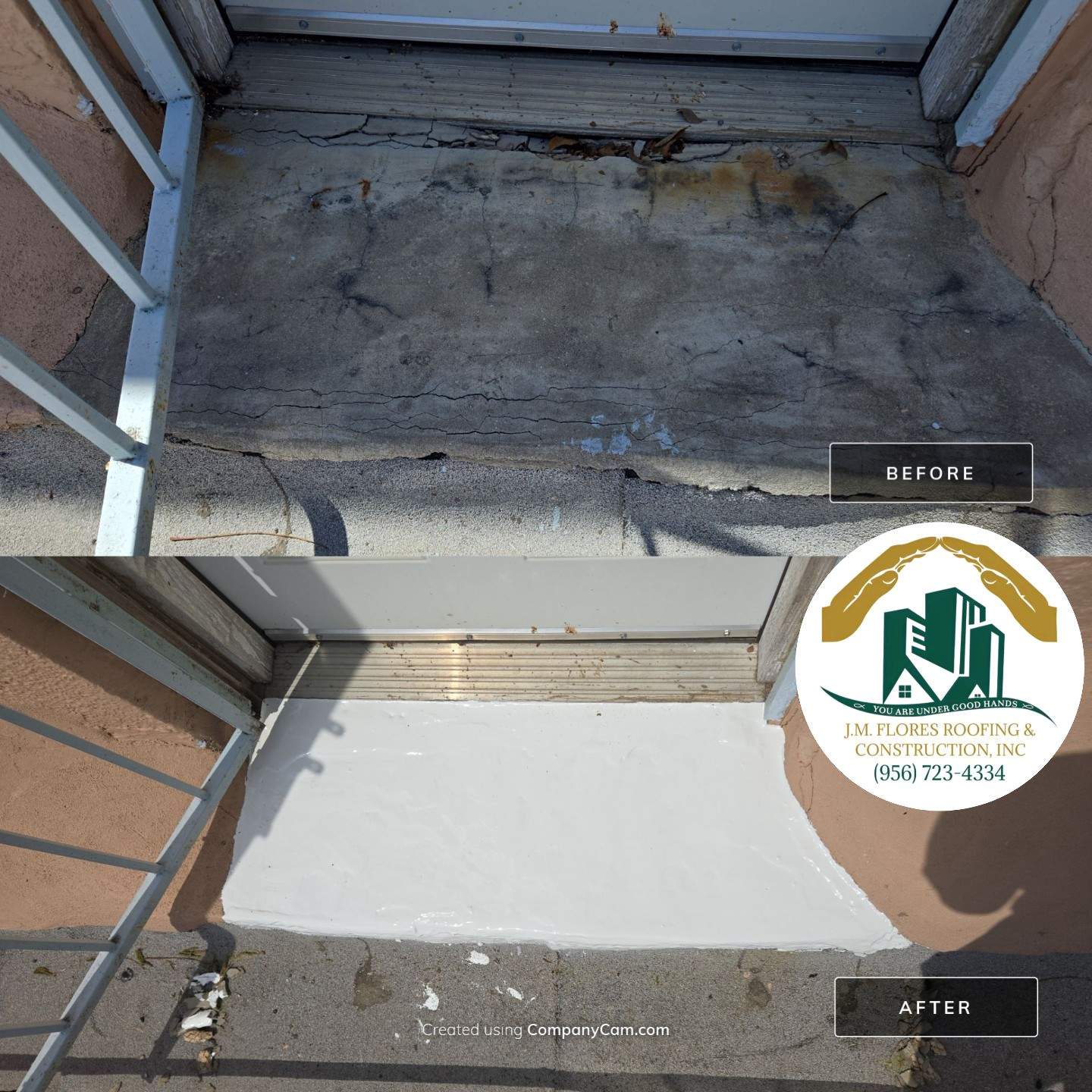 Residential Roofing Repair using Silicon Roof Coating by JM Flores Roofing & Construction, Inc