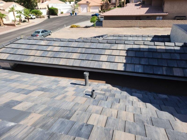 Weathered Ash Concrete Tile by Reimagine Roofing