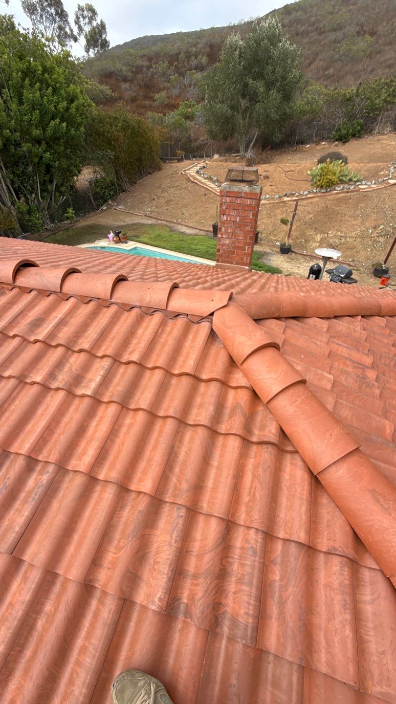 Brava Spanish Barrel Tile Roof Replacement in San Diego by Reliable Roofing San Diego Inc.