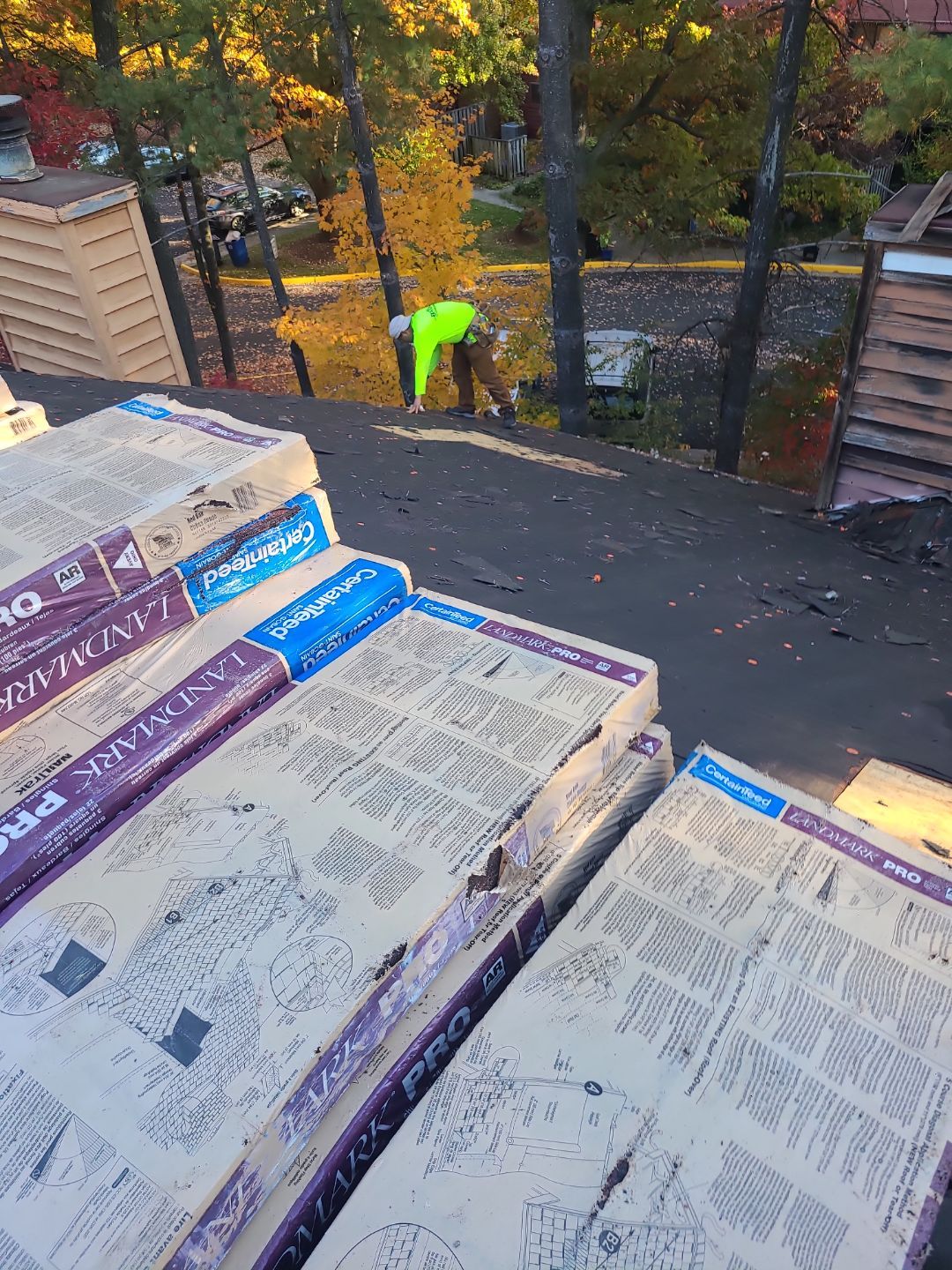 Reston: Residential Roof Replacement with CertainTeed Landmark Pro Designer Shingles in Max Def Red Oak by RM Banning, Inc.