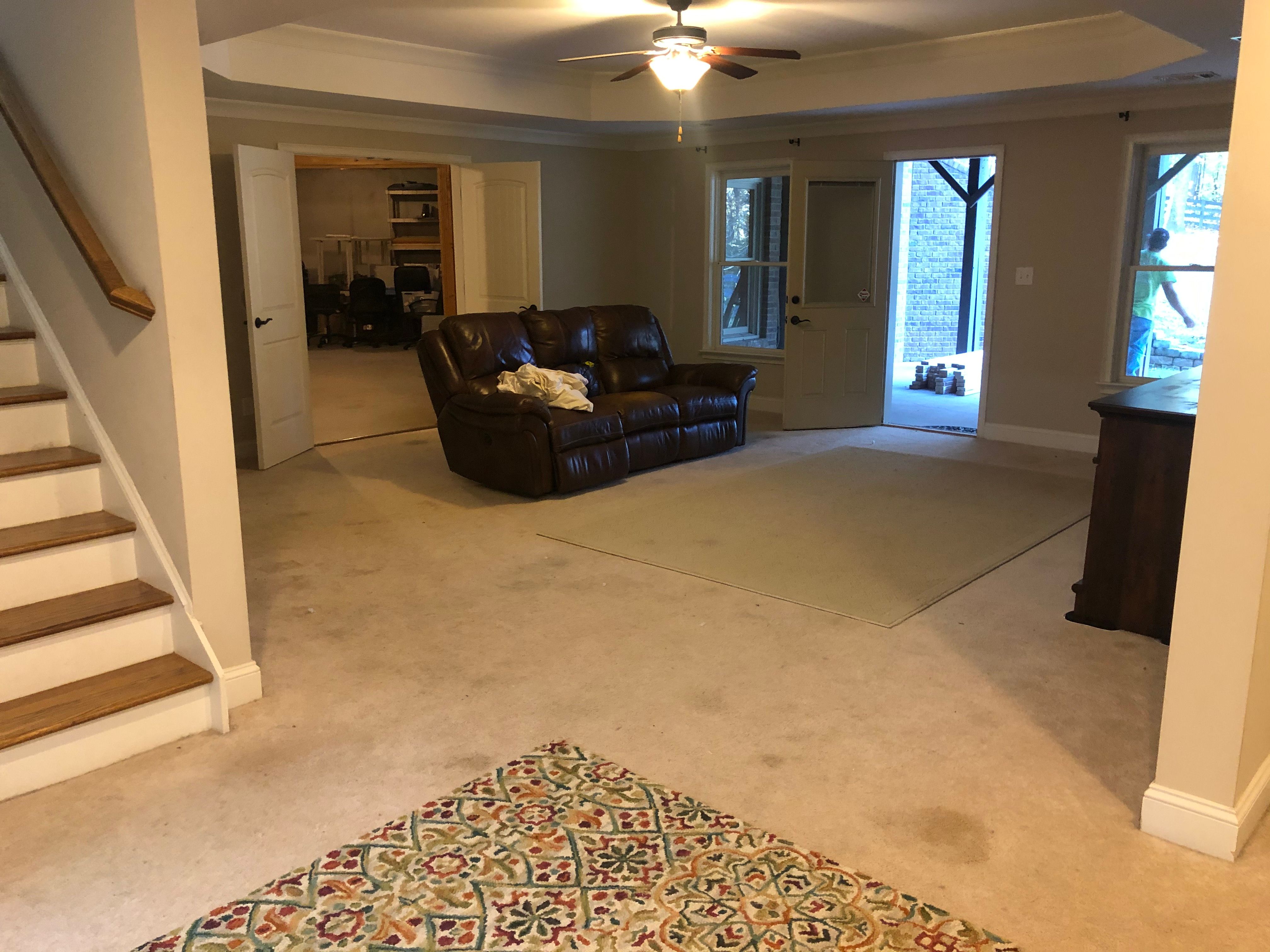 Comprehensive Basement Finishing Featuring Custom Tray Ceilings in Canton by Swift Home Renovations