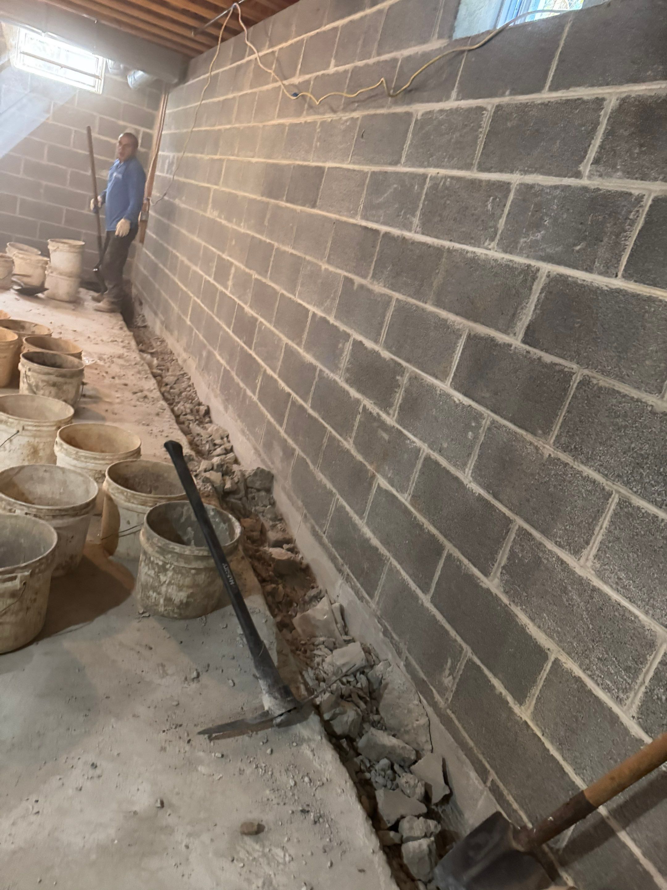 Interior French Drain West Orange, New Jersey by Pure Service Pro, LLC 