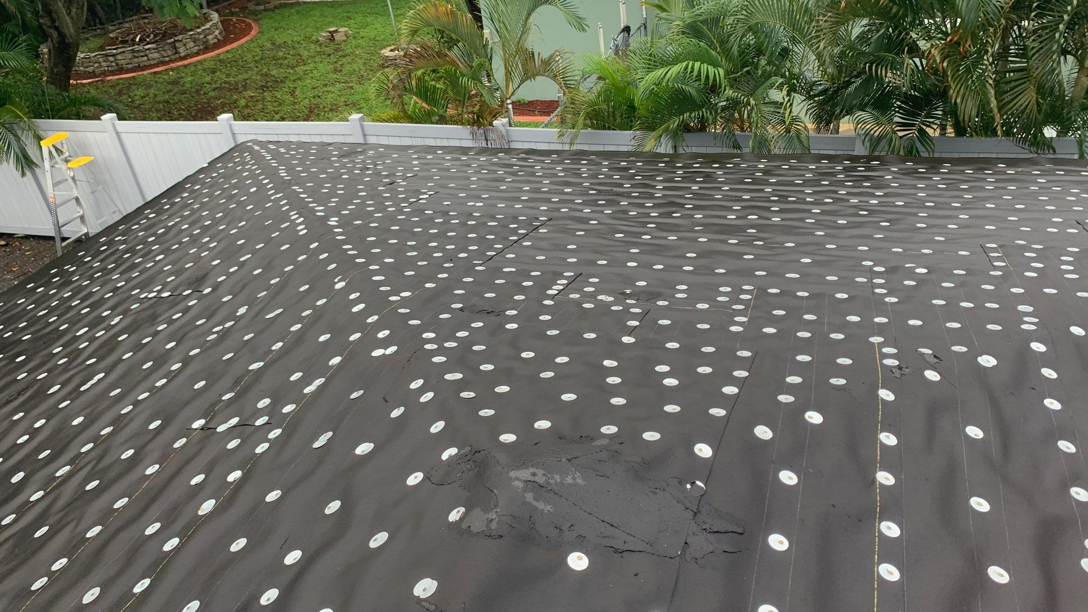 Residential Roofing Installation using 1" Nail strip metal roof by BLUES BROTHERS ROOFING