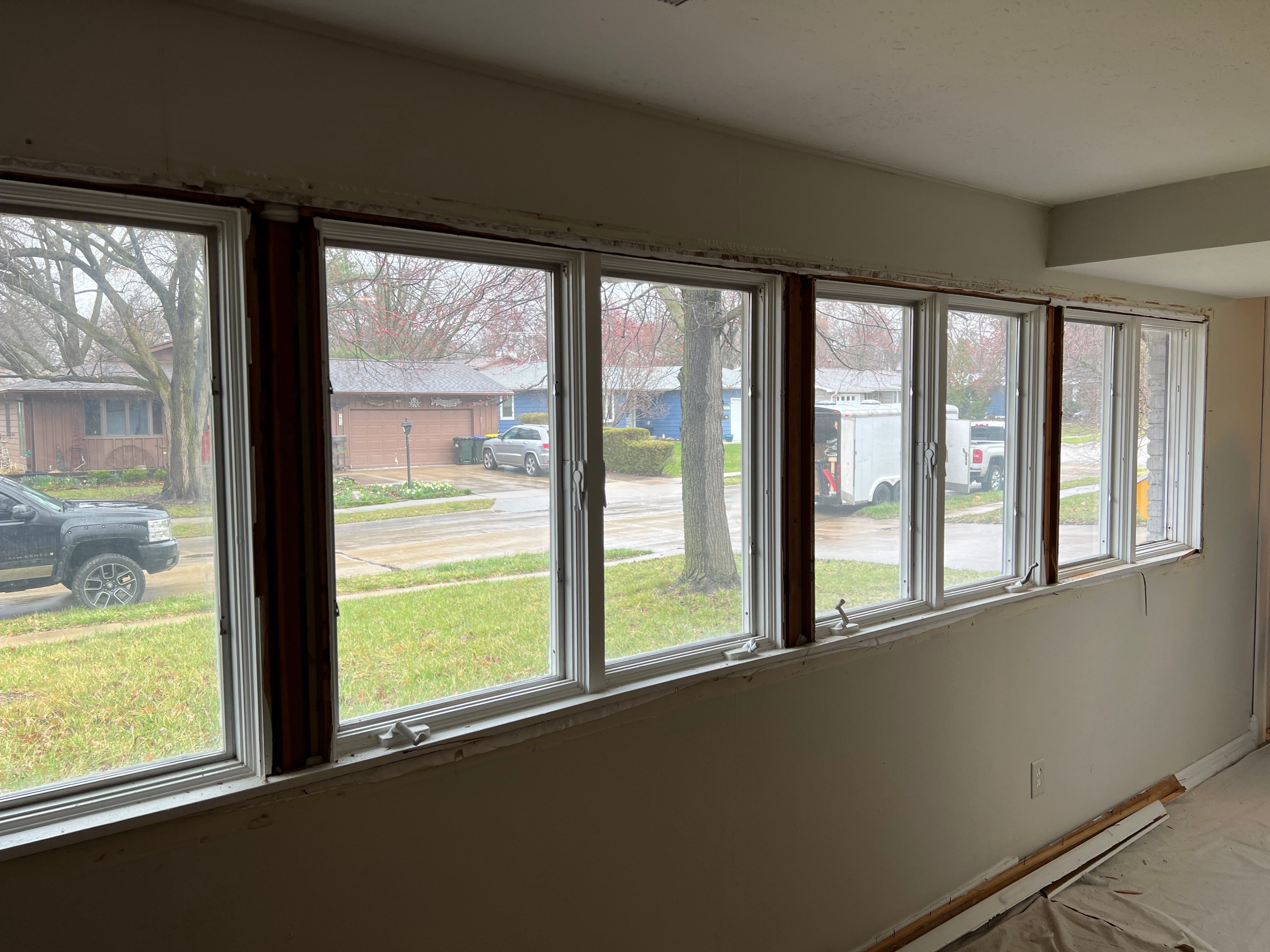Window Installation using Pella 250 series vinyl window by United Windows and Siding LLC