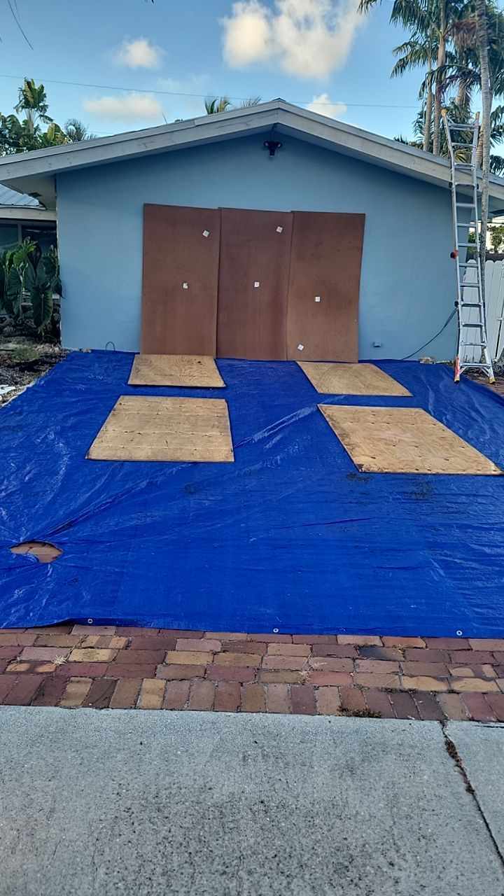 Residential Roofing Installation using 1" Nail strip metal roof by BLUES BROTHERS ROOFING