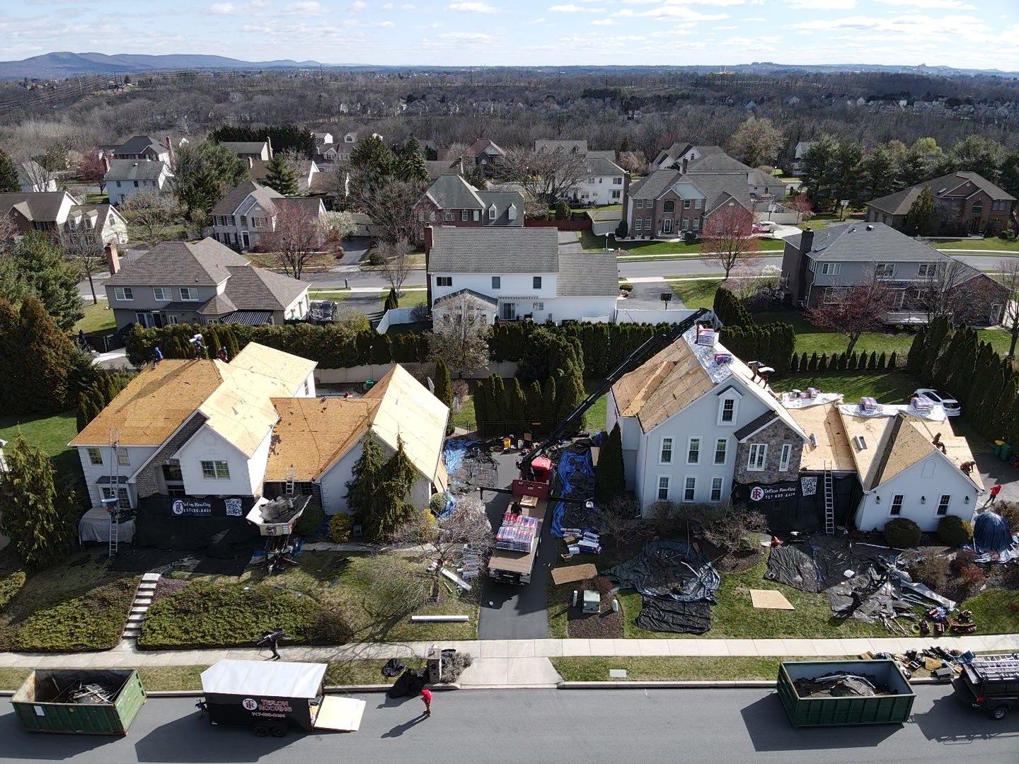 Residential Roofing Installation using Gaf Hdz Architectural Shingle by Teflon Roofing