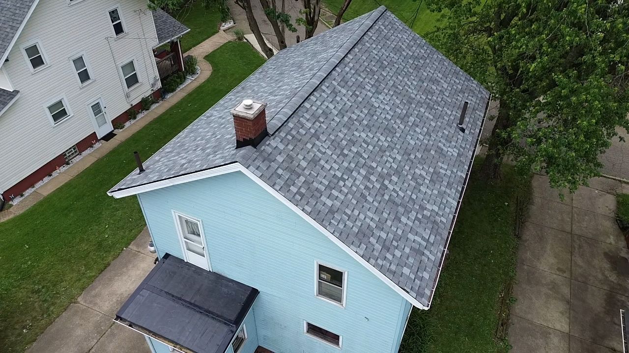 Atlas Pinnacle, Color, Coastal Granite, Drip Edge, Color, Black by Eagle Eye Roofing