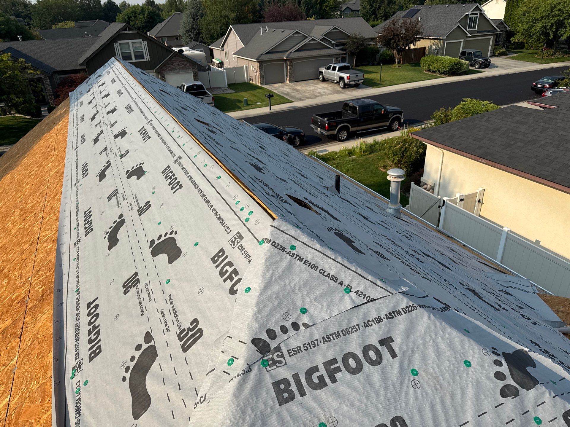 Complete Residential Roof Replacement Featuring Architectural Shingles in Meridian by Olive Roofing