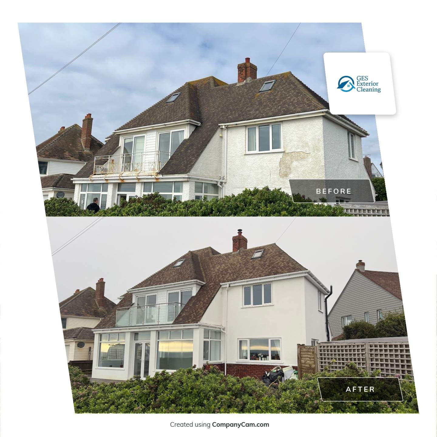 Roof and Patio Clean Bognor Regis by Ges Exterior Cleaning ltd