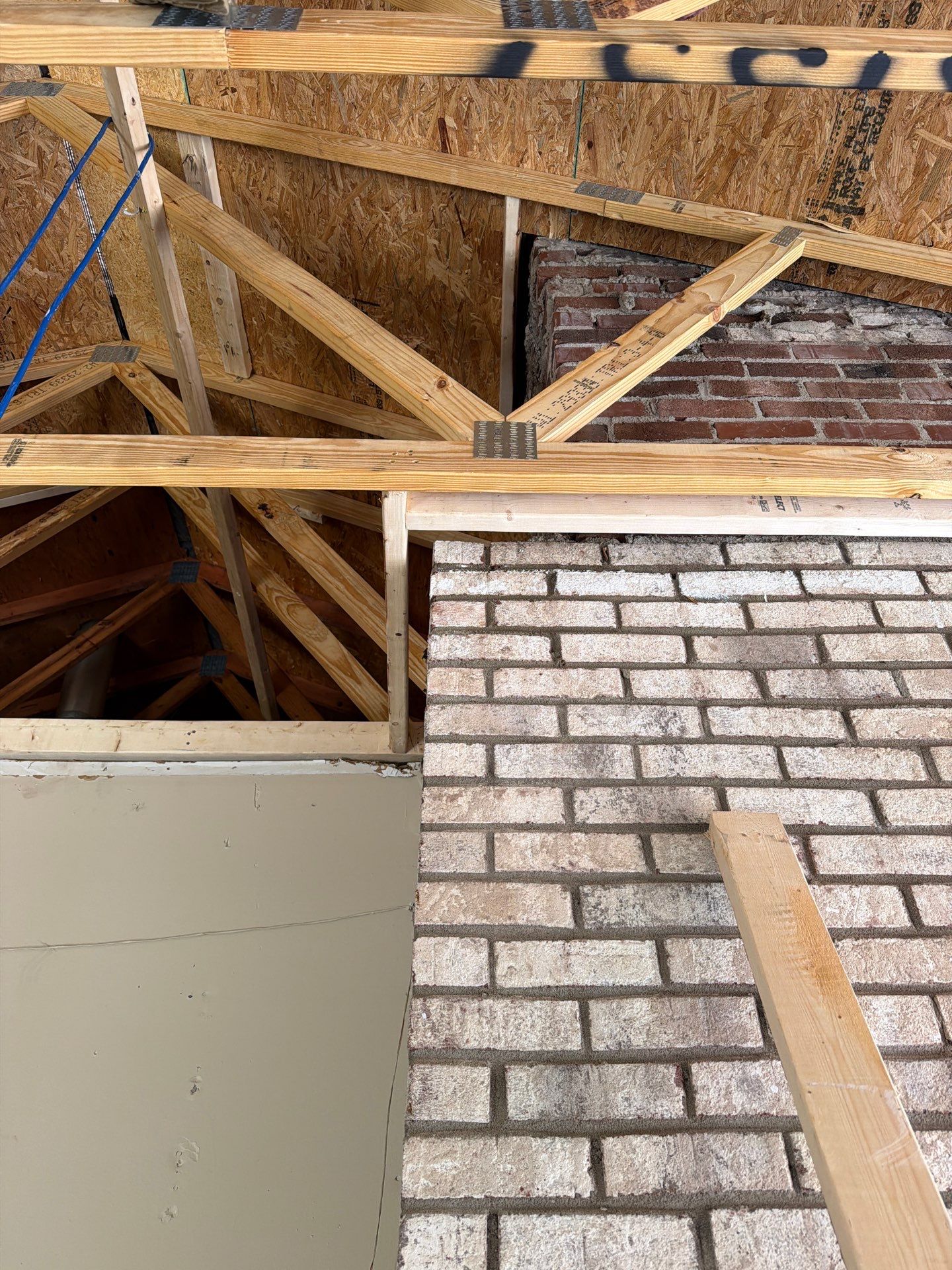 Roof Trusses Replaced- New Roof Installation by Karcher Roofing & Construction