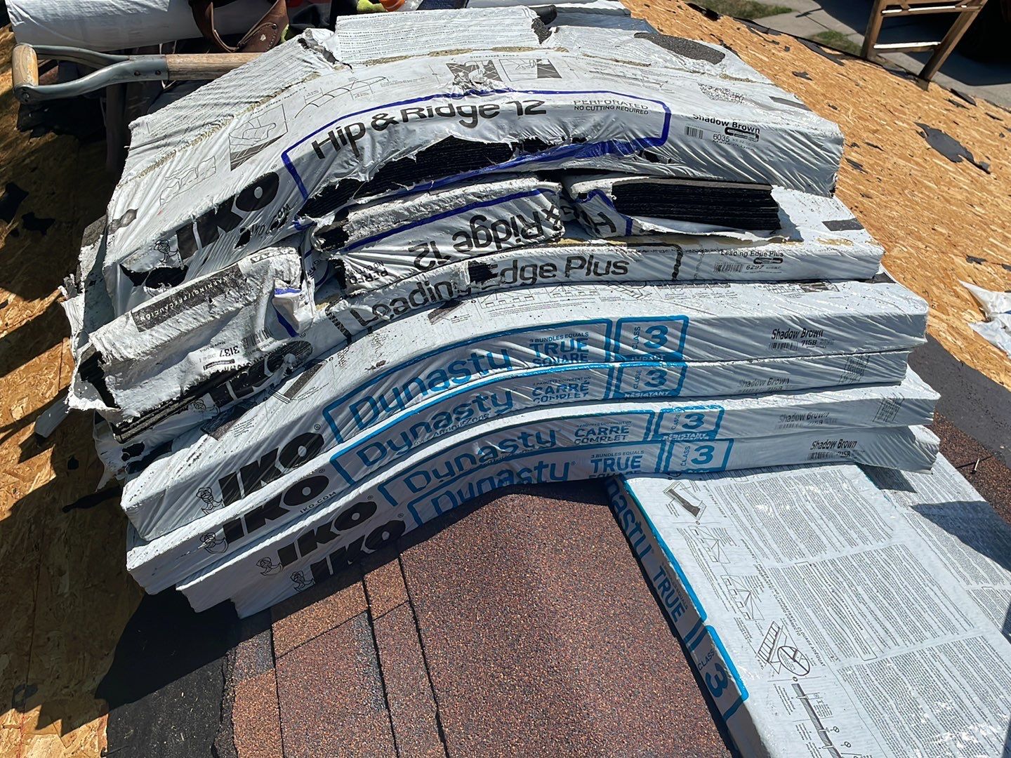 Residential Roofing Installation using IKO Dynasty by EEC Windows, Siding & Roofing