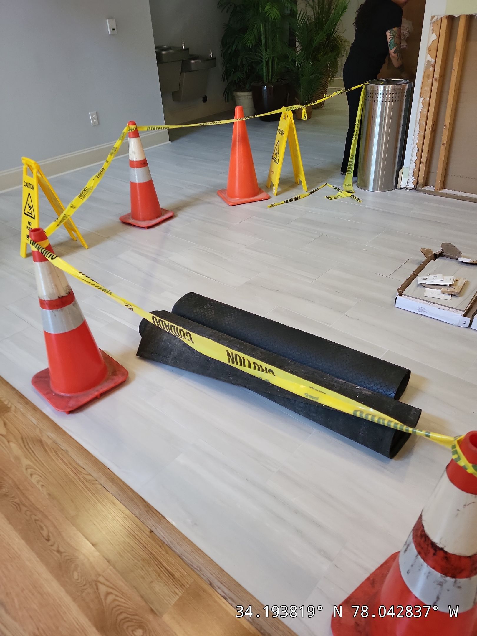Brunswick Forest Fitness Center Commercial Flooring & Cabinet Remodel in Leland, NC by RGR Construction and Roofing, LLC