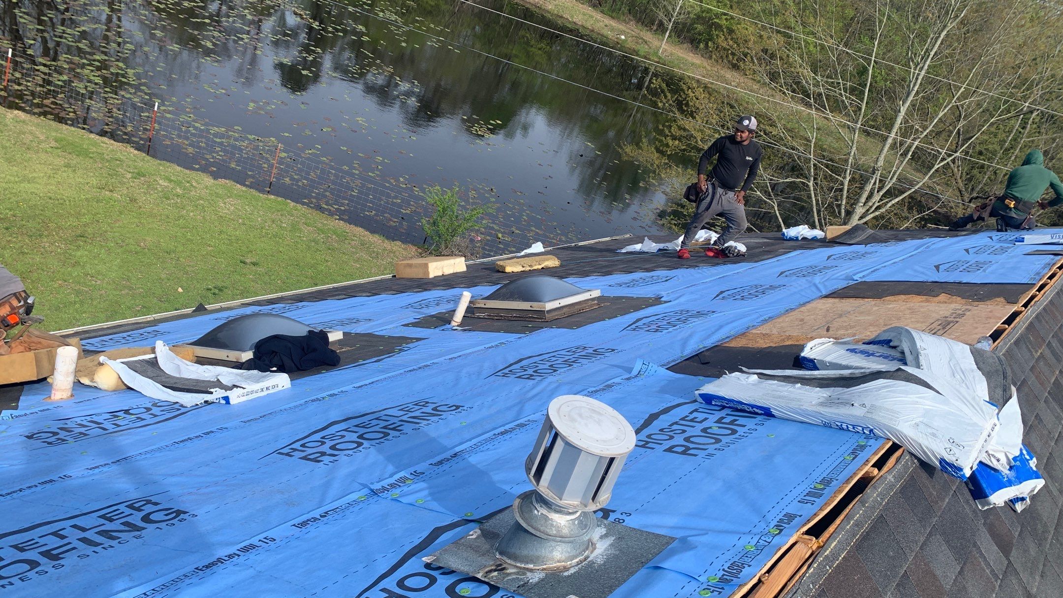 Residential Shingle Reroof using Malarkey Vista by Hostetler Roofing