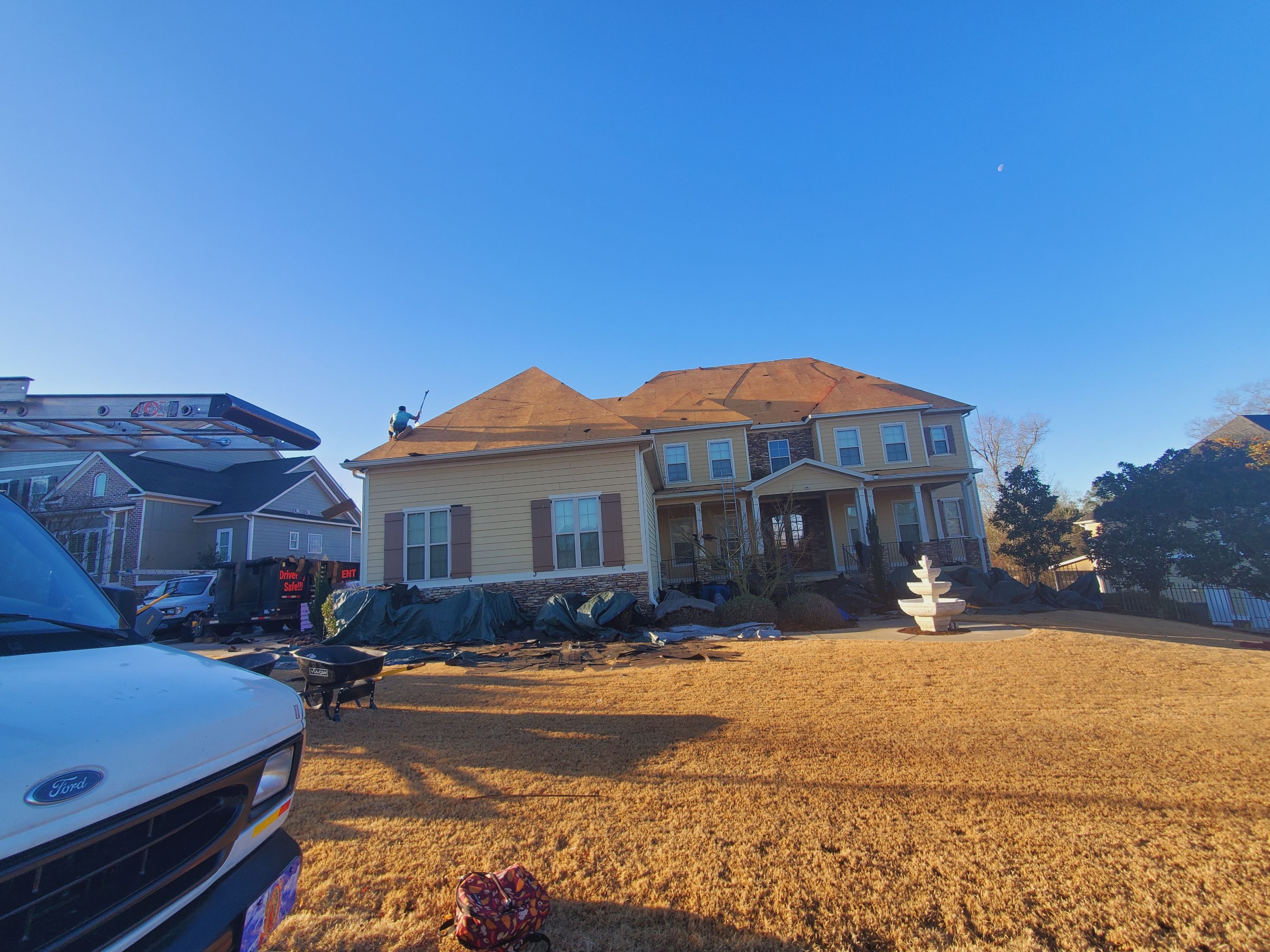Residential Roofing Installation using Owens Corning by Inspector Roofing and Restoration