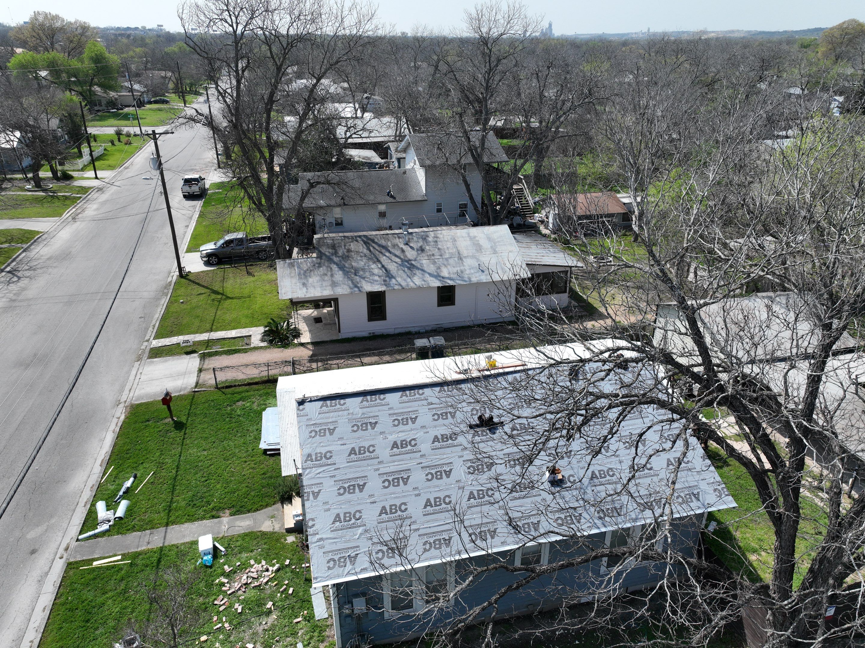 Residential Metal Roof Installation using McElroy Metal by Premier Roofing and Contracting