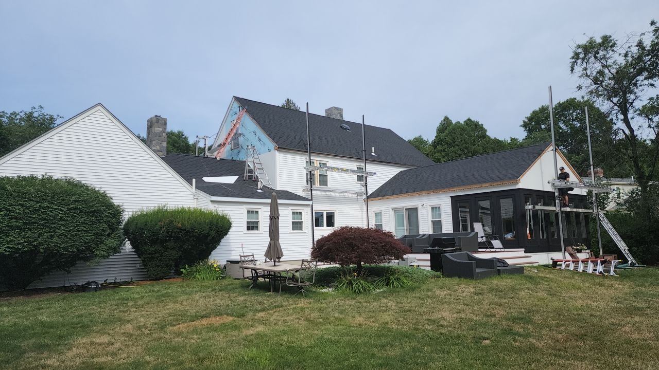 Siding Installation using James Hardie by UBrothers Construction