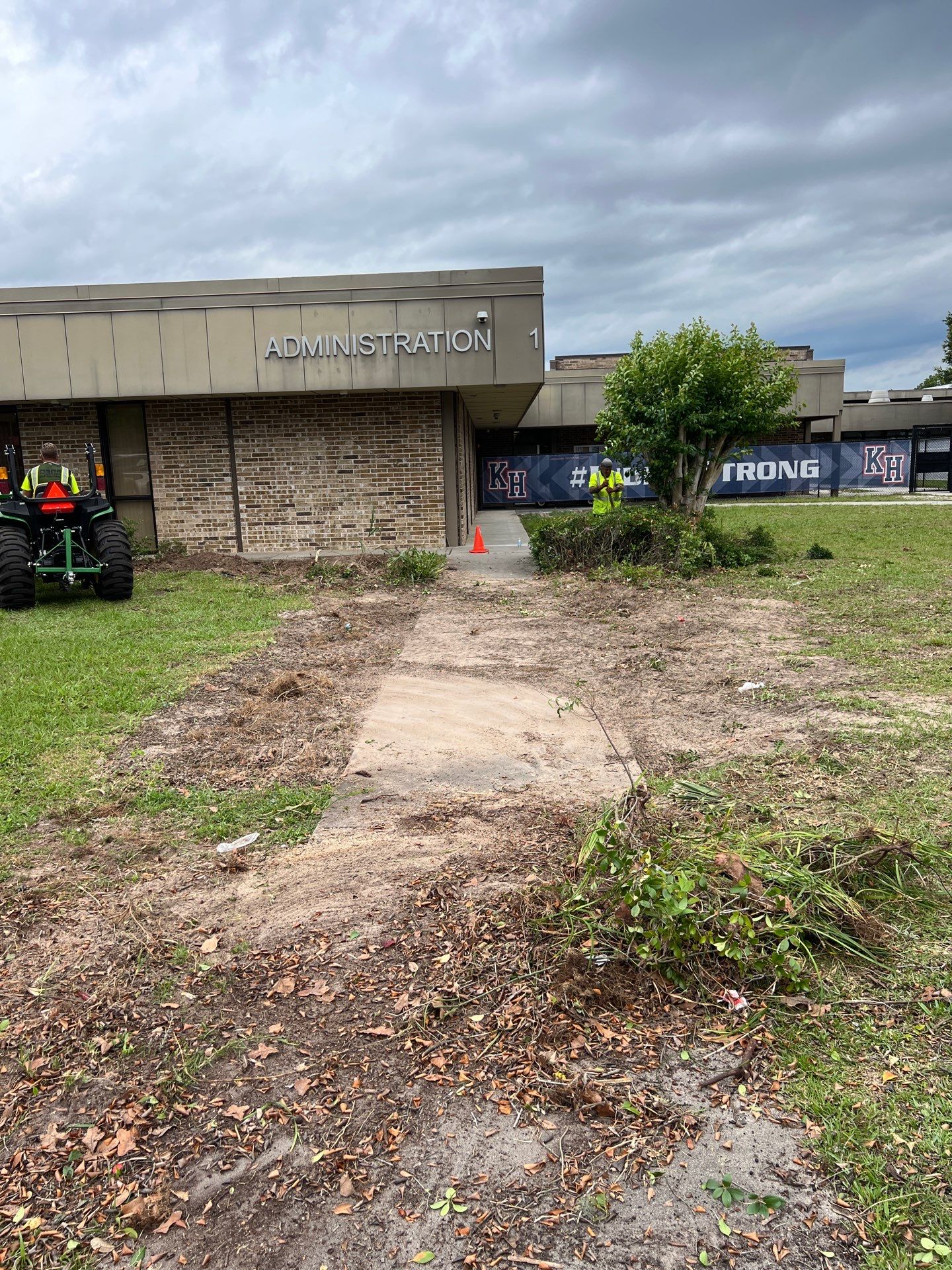 Landscape Install | Keystone Heights HS by ProGreen Services