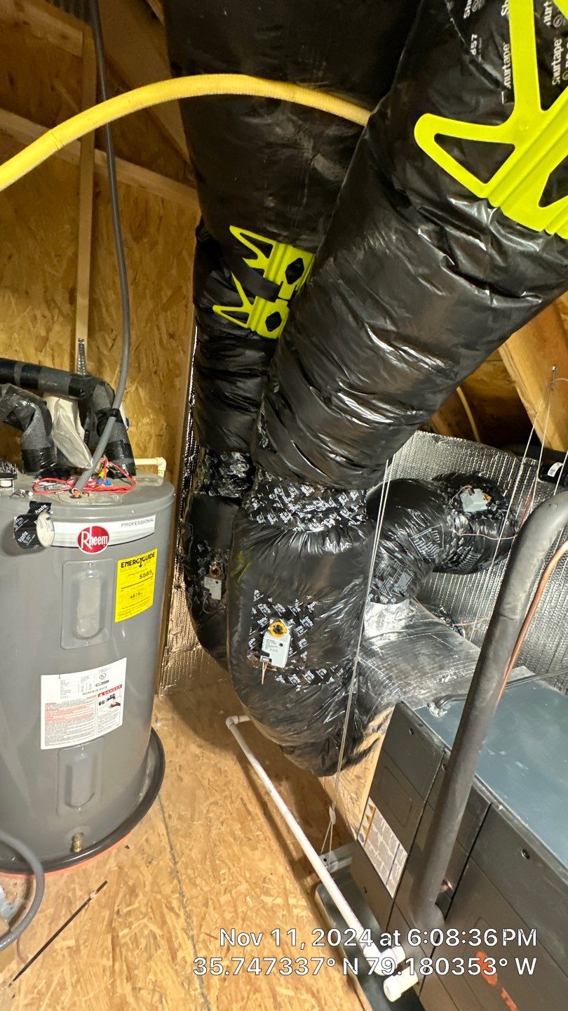 Trane XV20i Split Heat Pump Install  by Nick's Mechanical LLC.