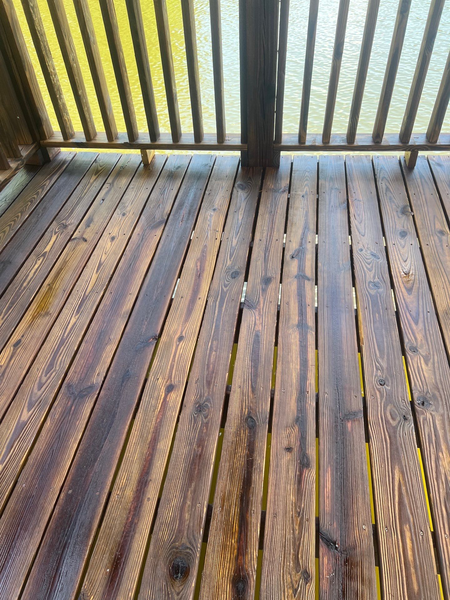 Dock using Wood Sealant by DuraSeal