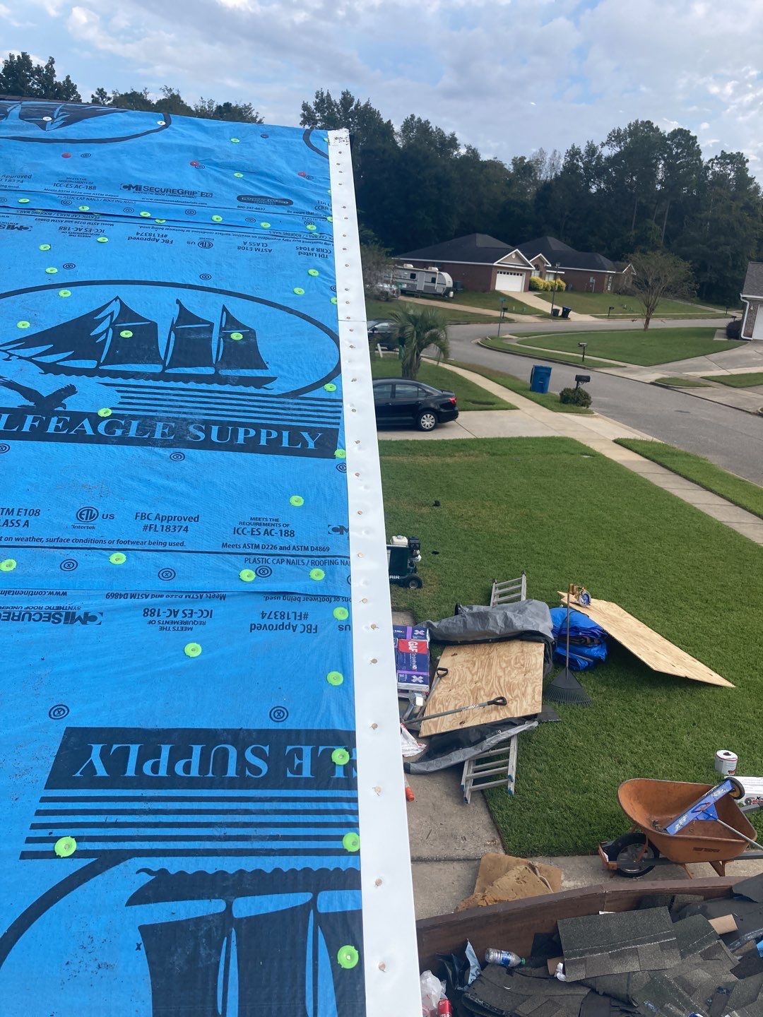 Residential Roofing Installation using Roof Replacement by American Roofing & Construction LLC