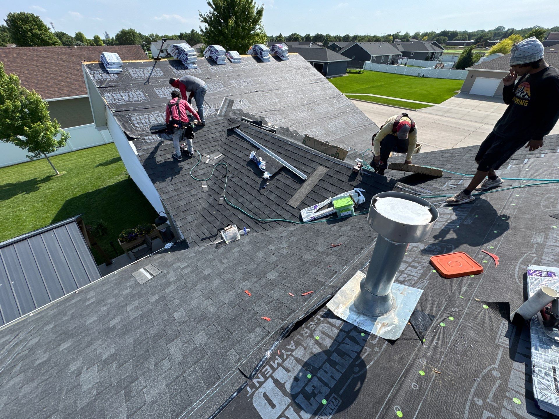 TAMKO Stormfighter Flex Rustic Black Roof in Kearney by Loyal Nine