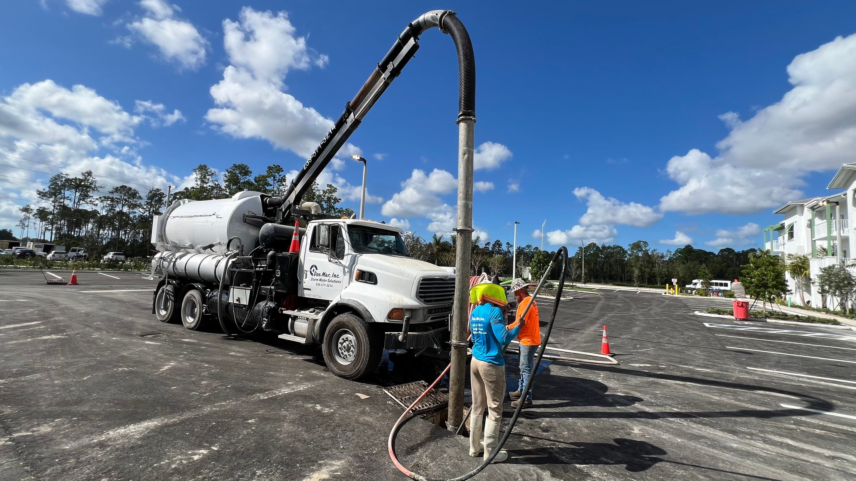 New Construction Condo Community Stormwater System Maintenance  by APS Power & Water