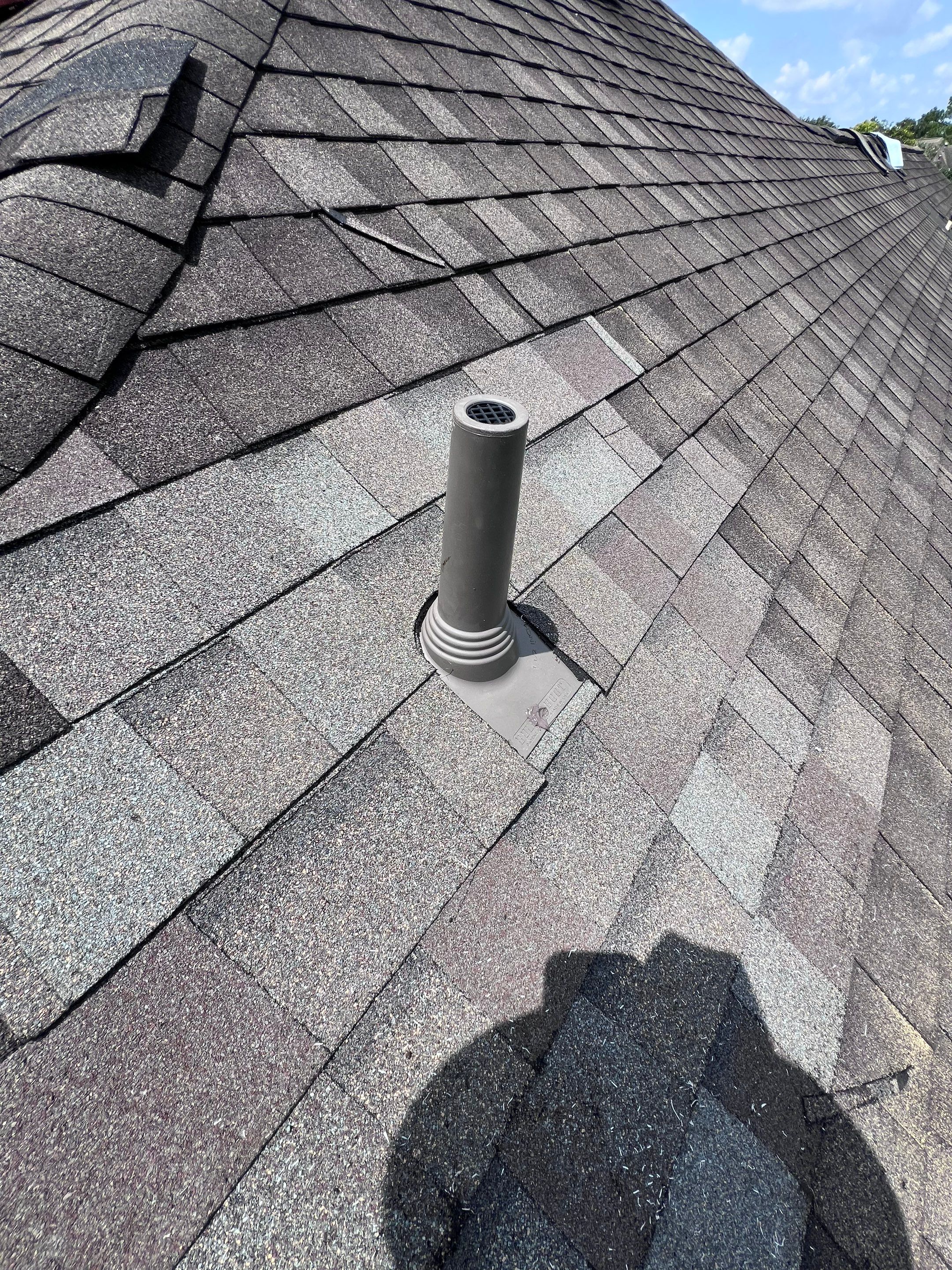 Hail Damage using Owen's Corning Duration (Lifetime) Shingles by Roof Repair Company