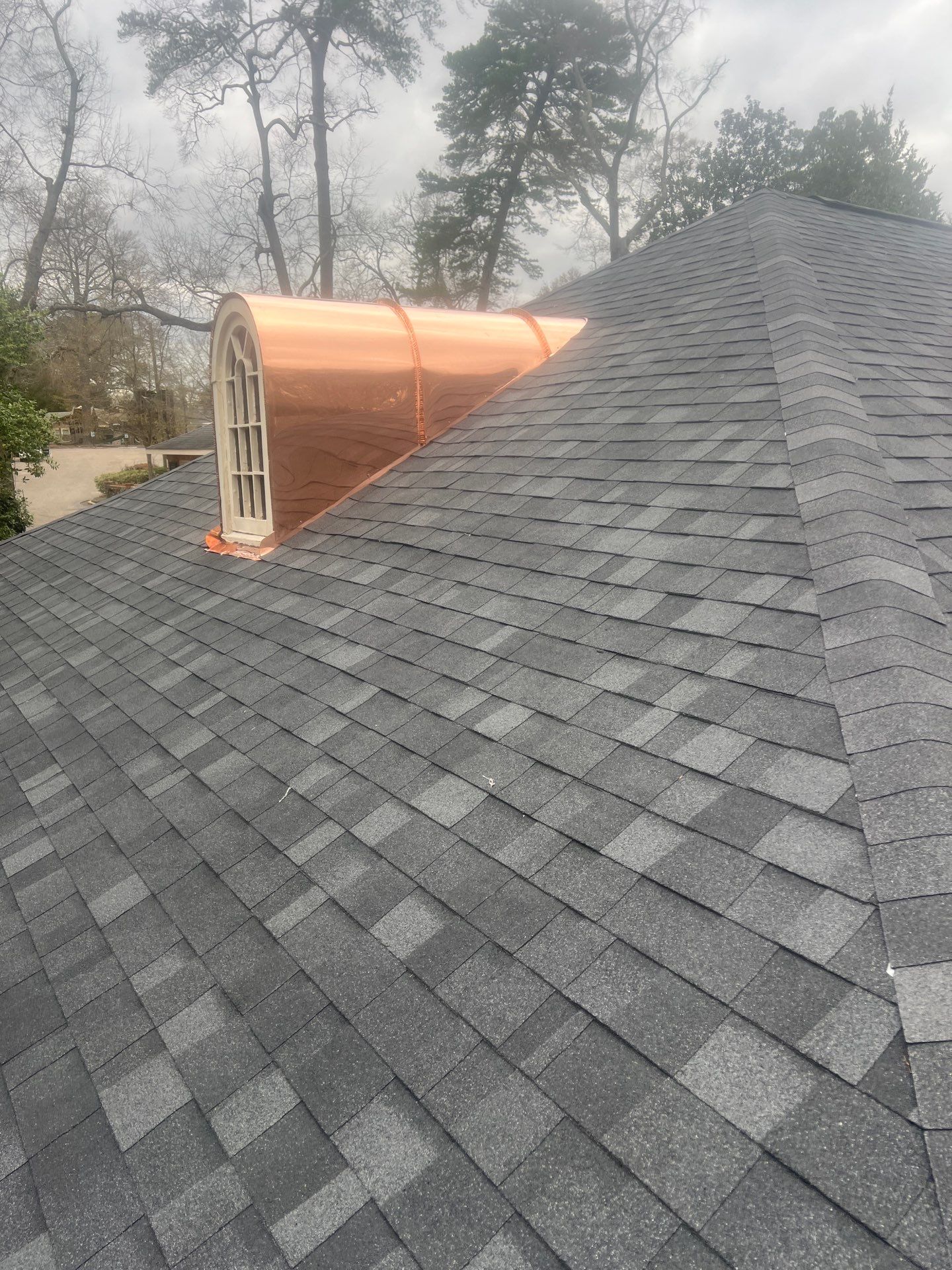 Onyx Black Shingle w/ Copper Upgrades by IAM Roofing LLC