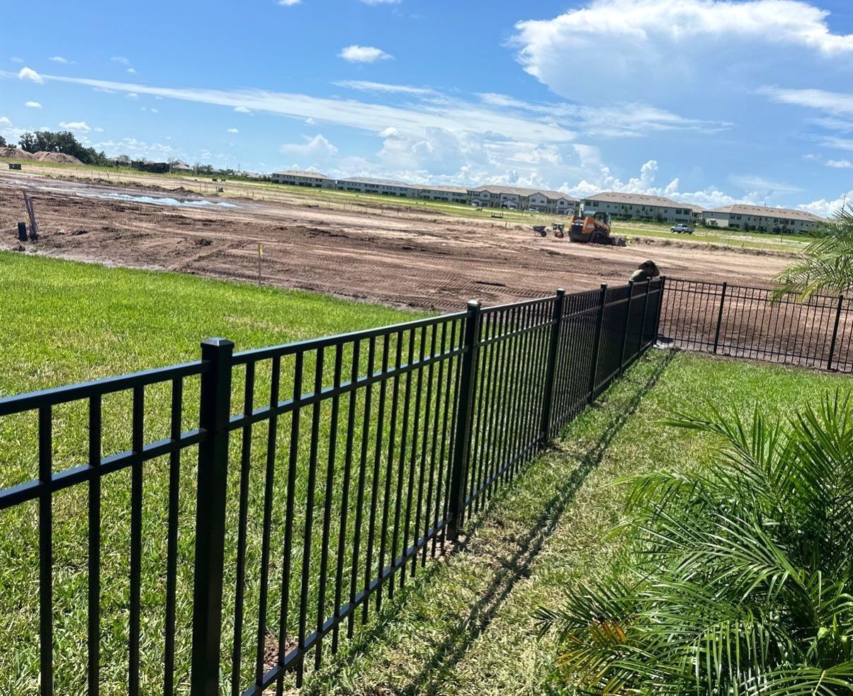 Aluminum Fence Installation using 3 Rail Aluminum Fence by Asap fence and gates, LLC