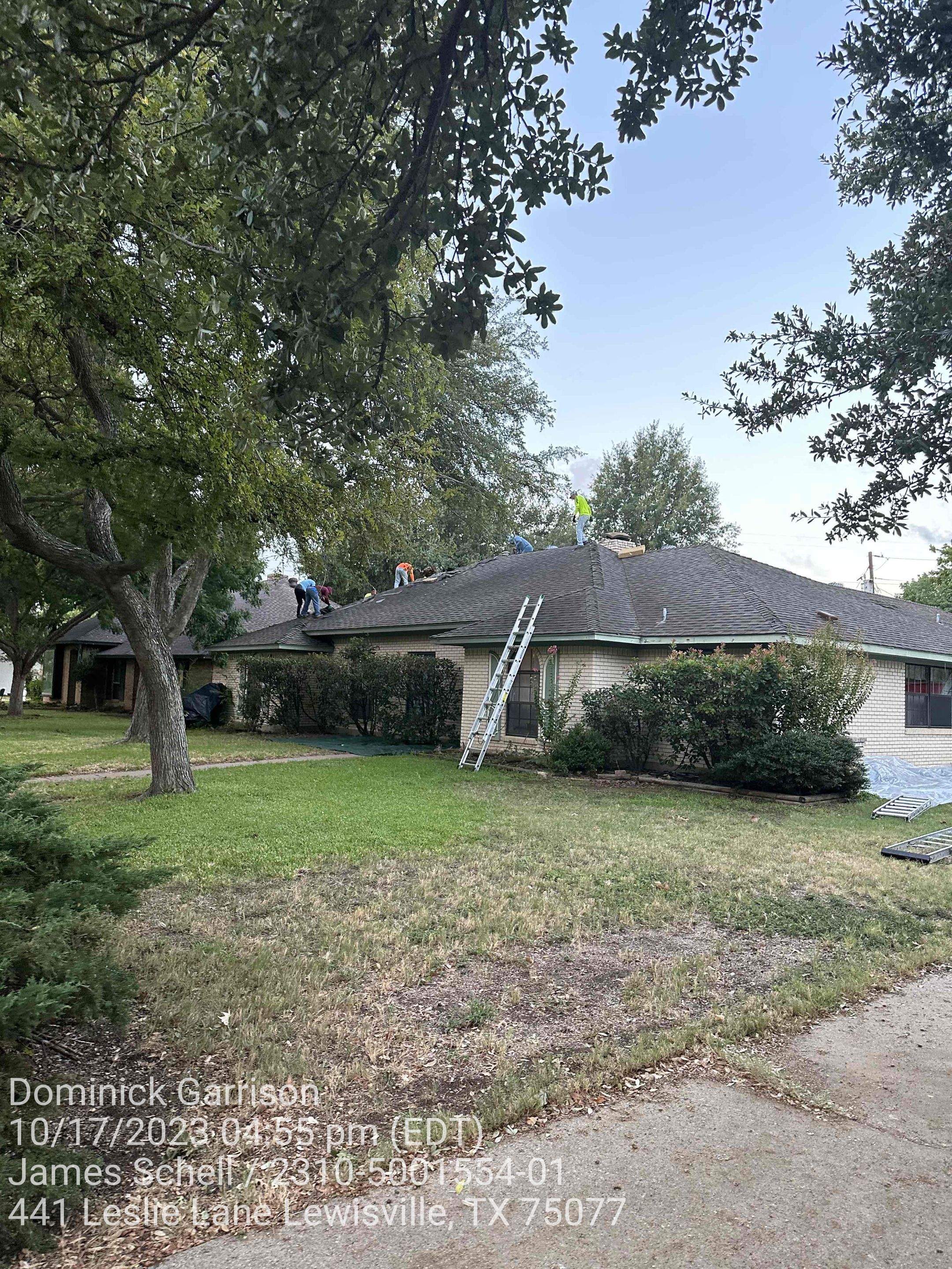 Project in Lewisville by Zeus Exteriors