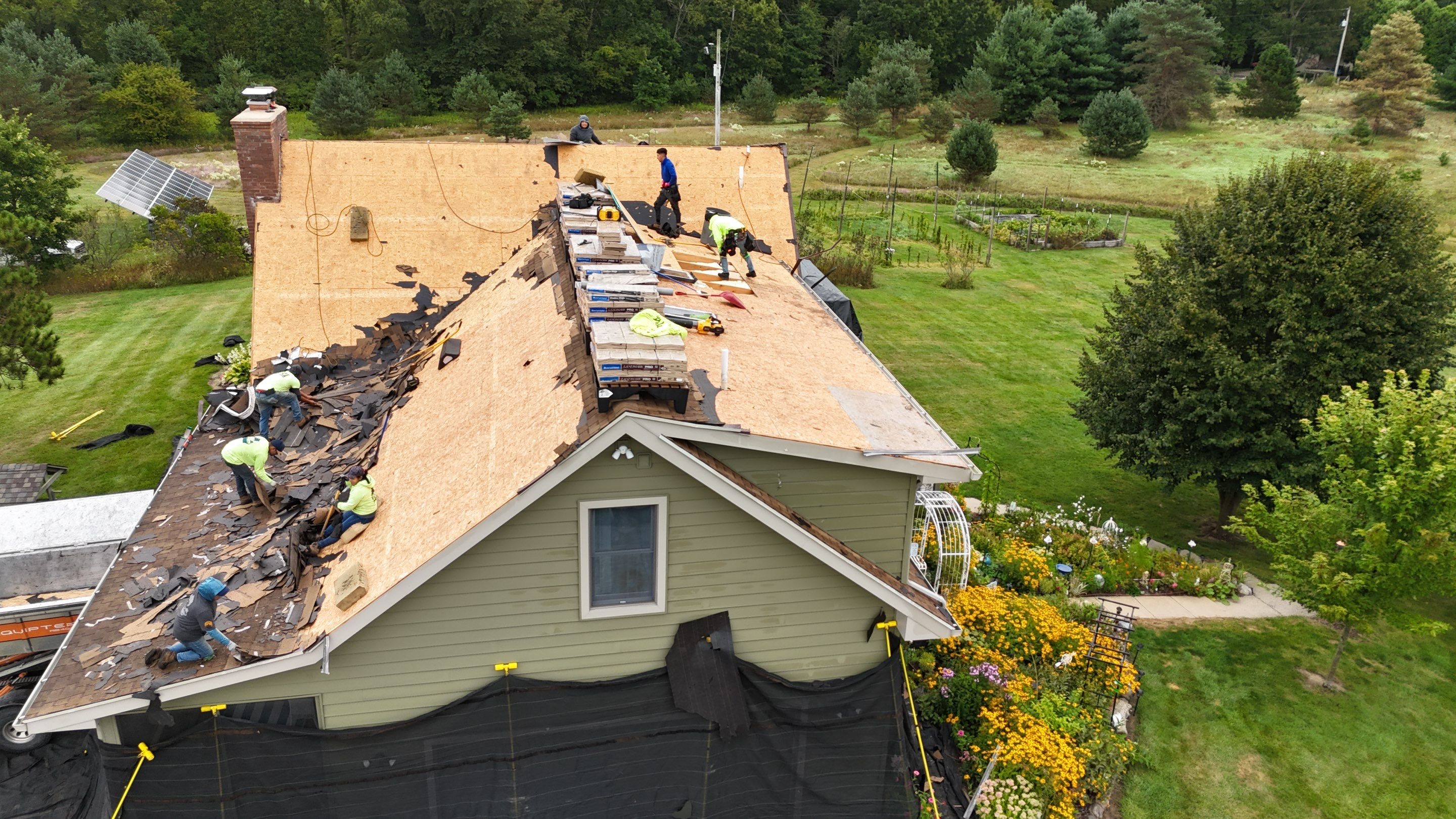 New Roof Installation  by 42 North Construction, LLC.